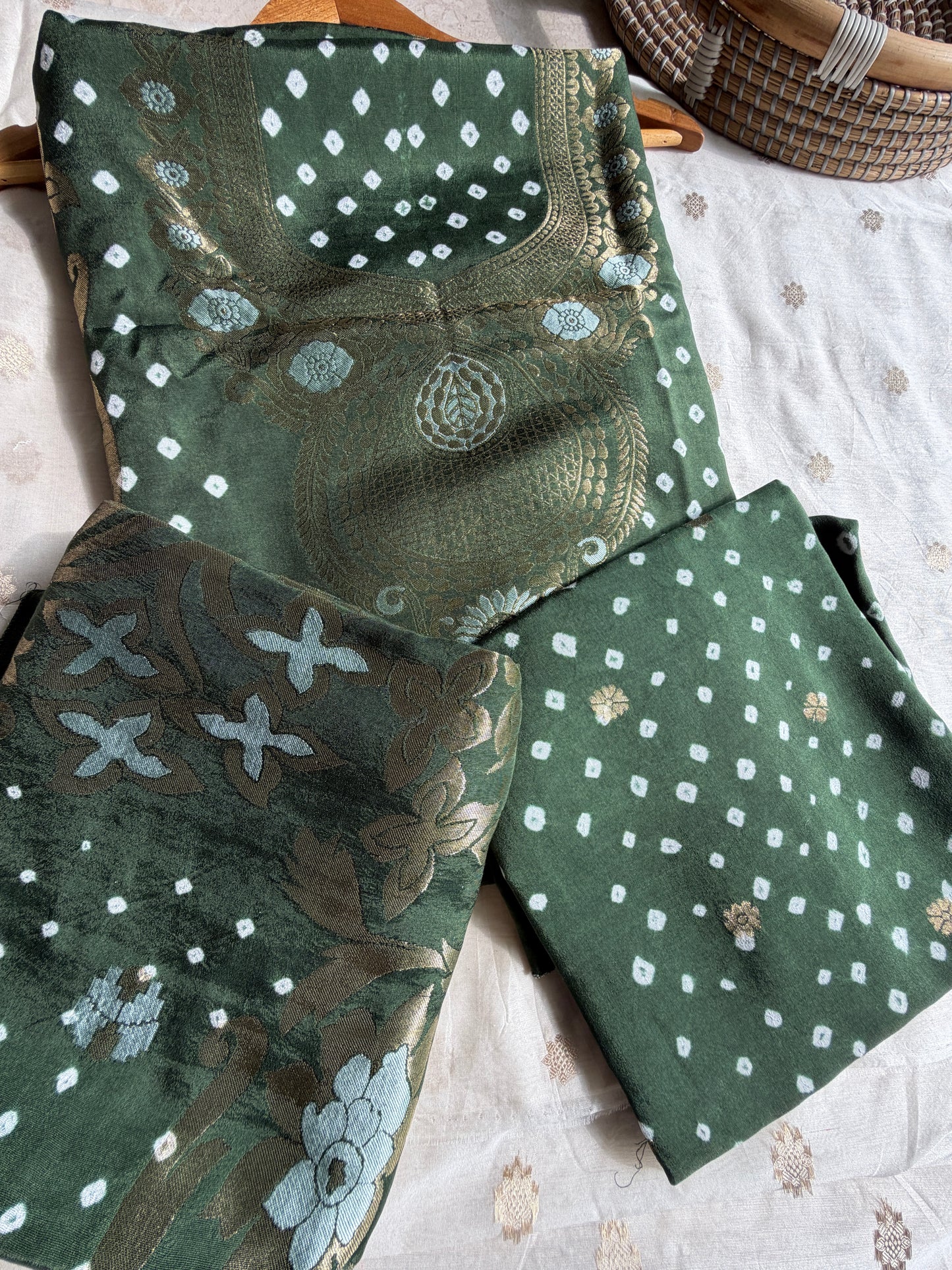 Modal Bandhani kurta bottom dupatta