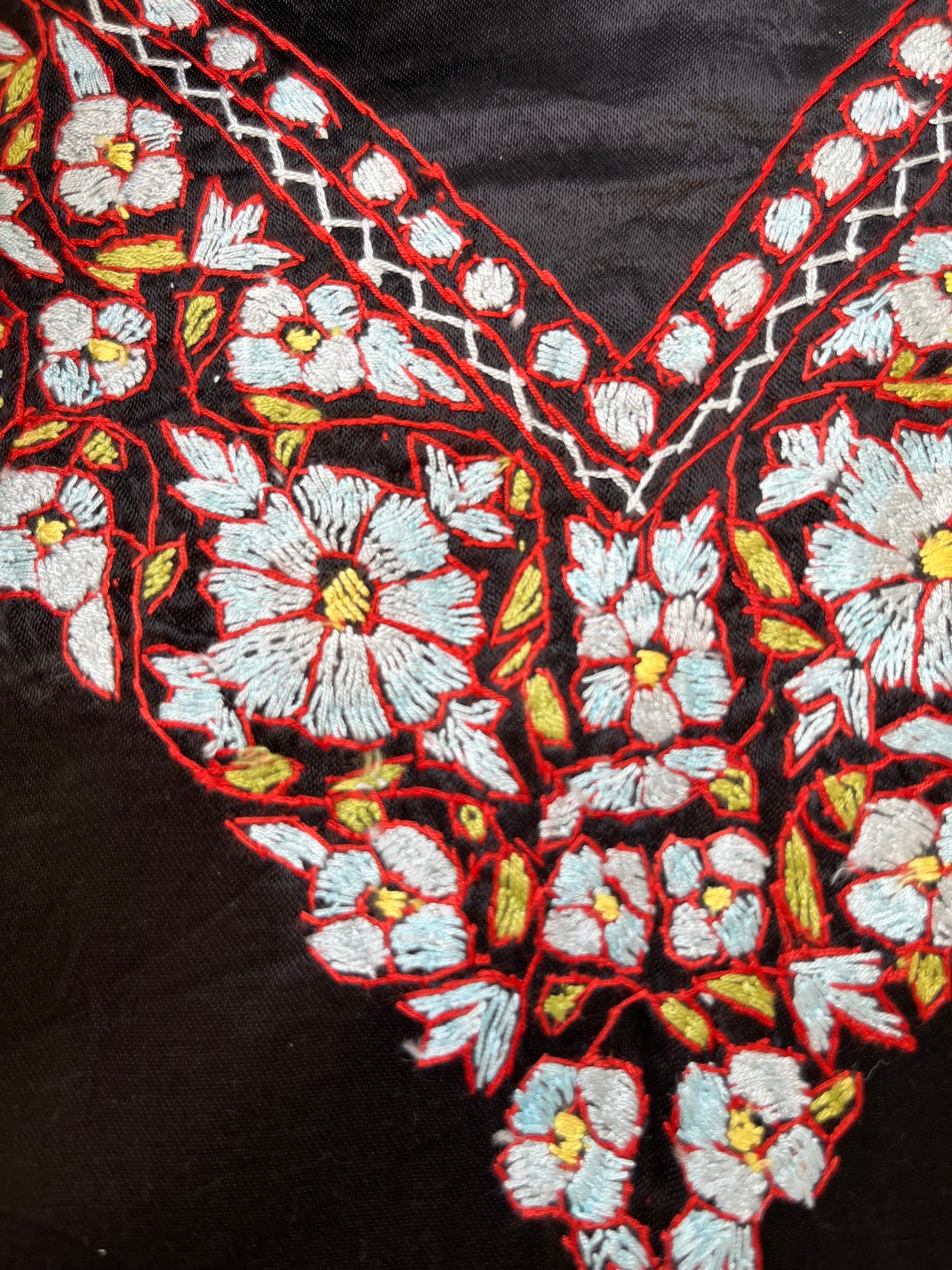 Mashru Silk kashmiri work kurta