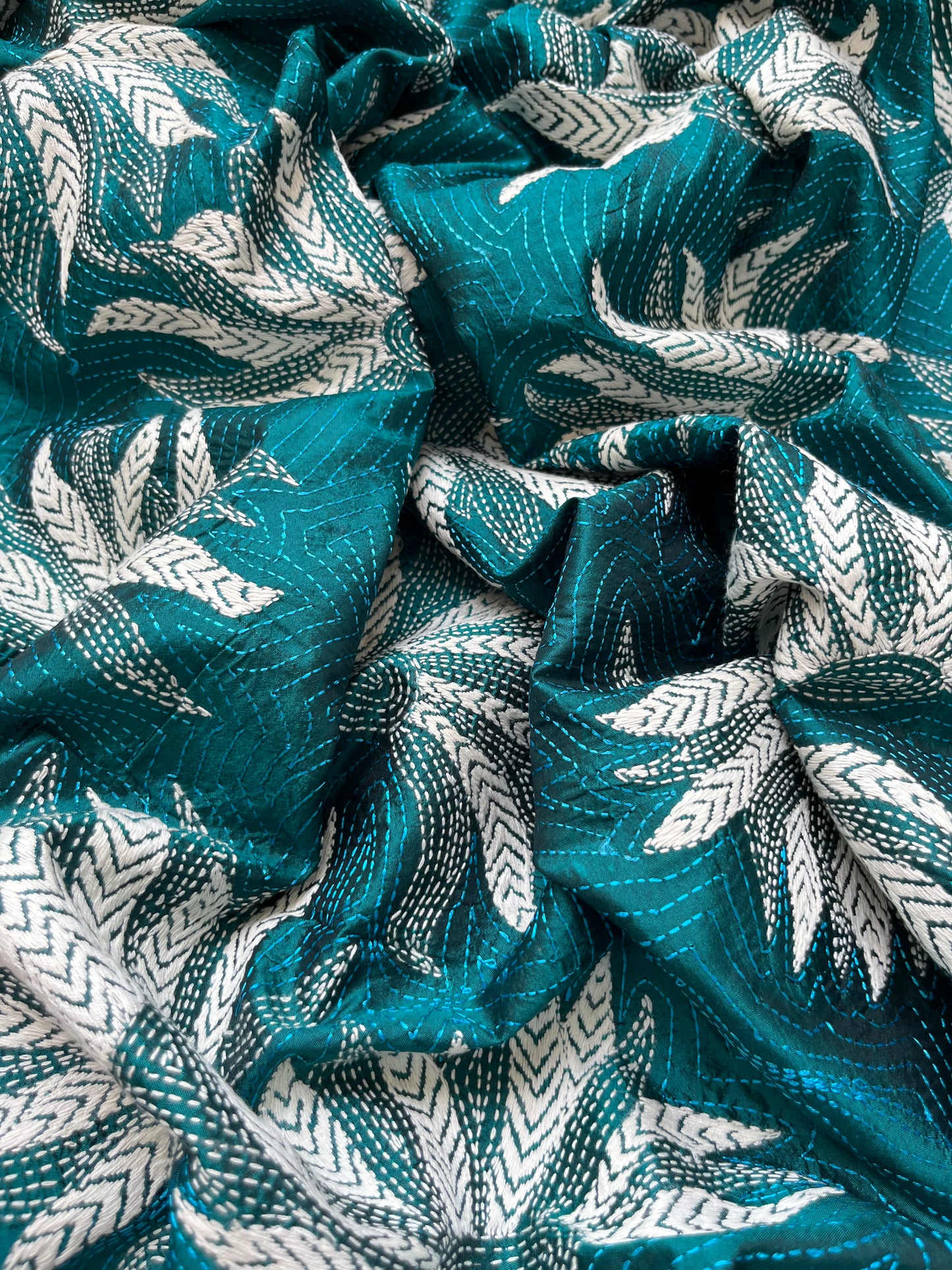 Silk Kantha Dupatta