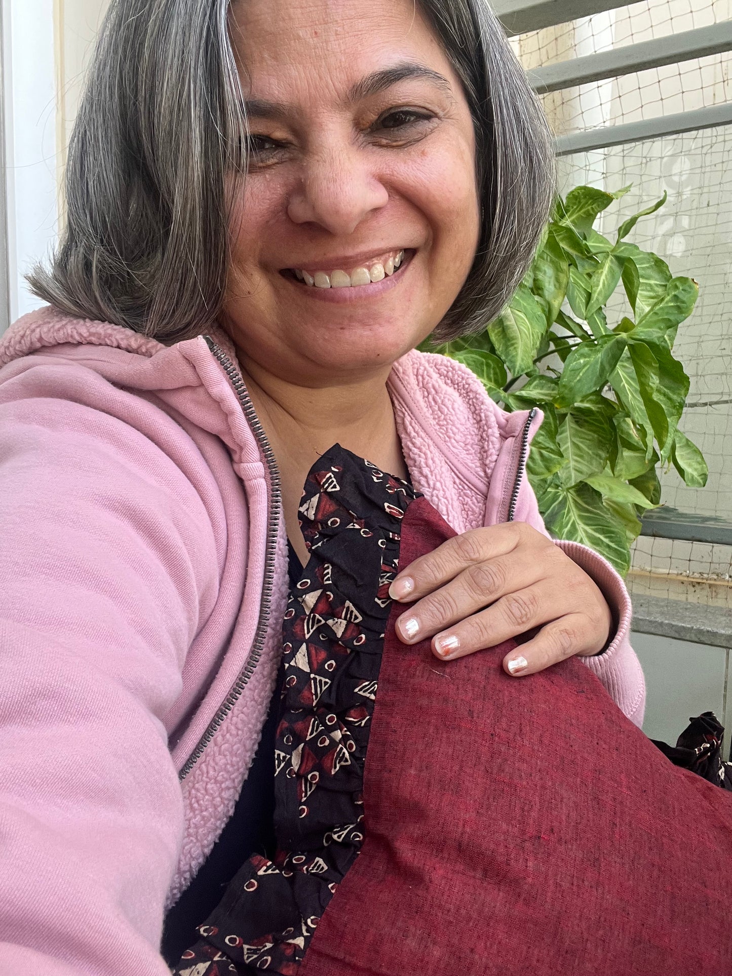 Cotton block print cushion cover set