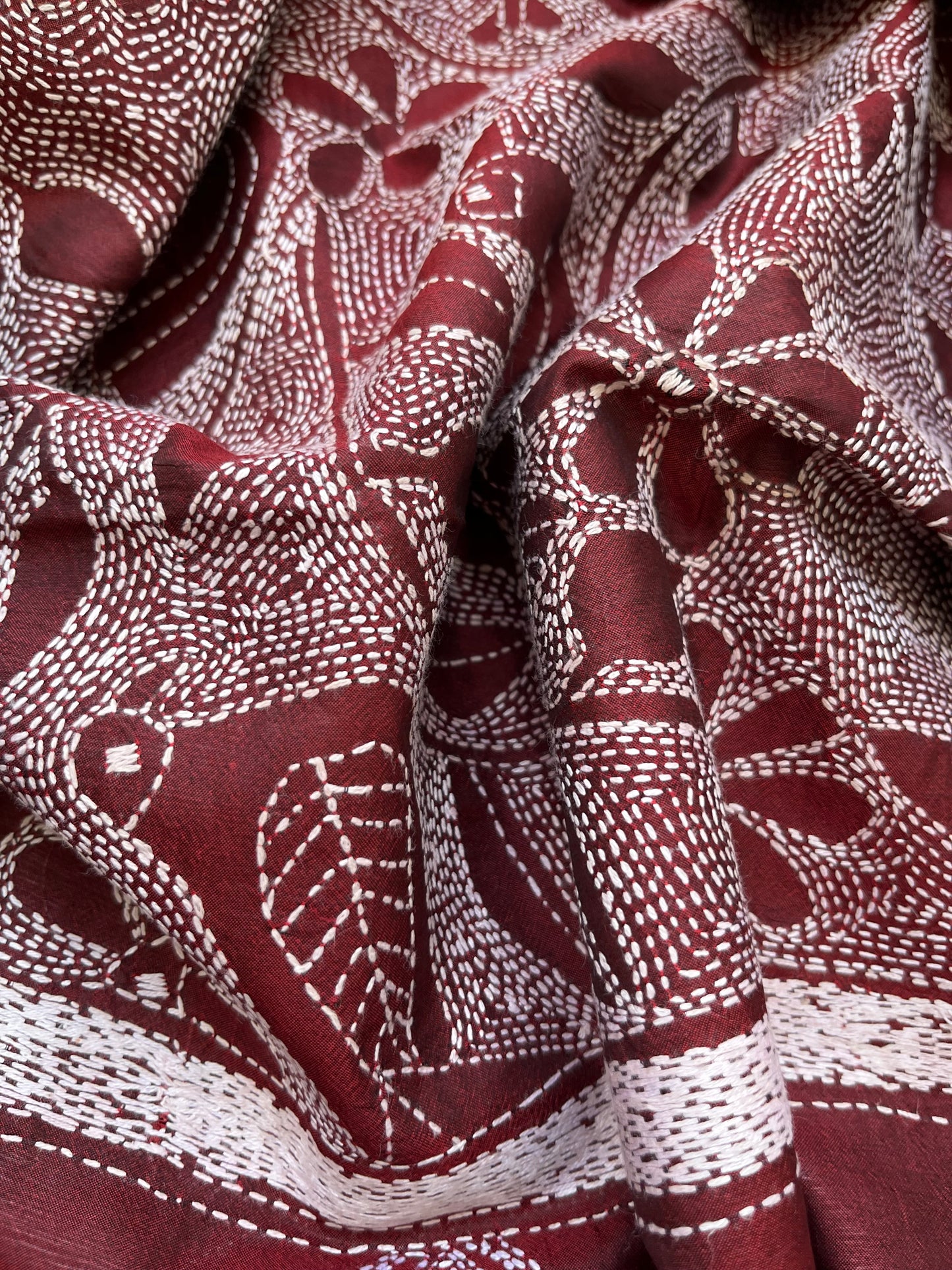 Silk Kantha Dupatta