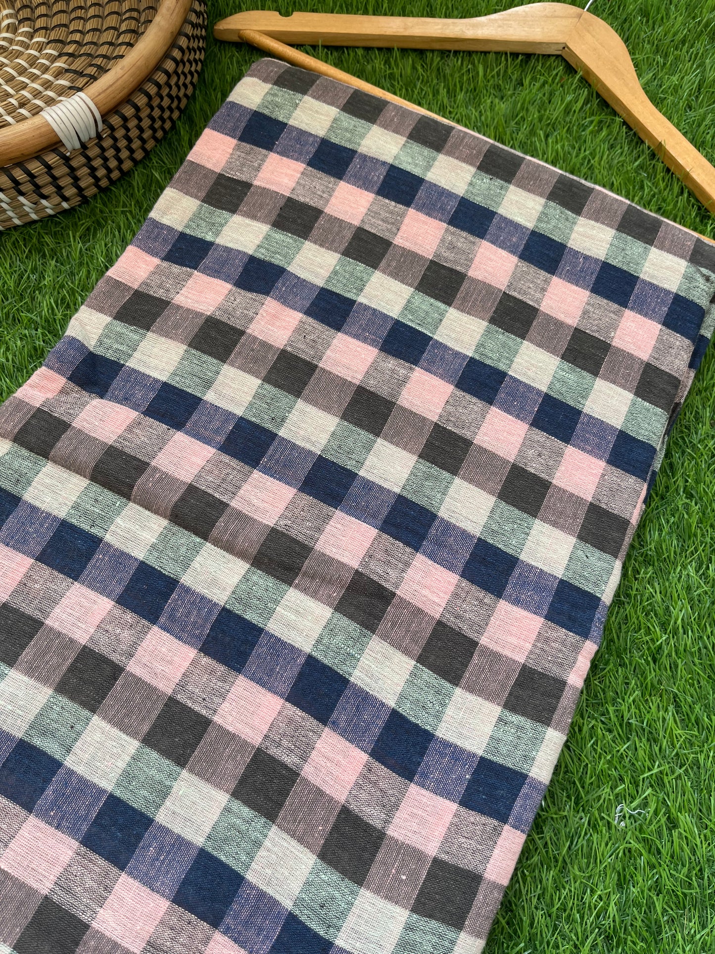 Handwoven organic kala Cotton fabric