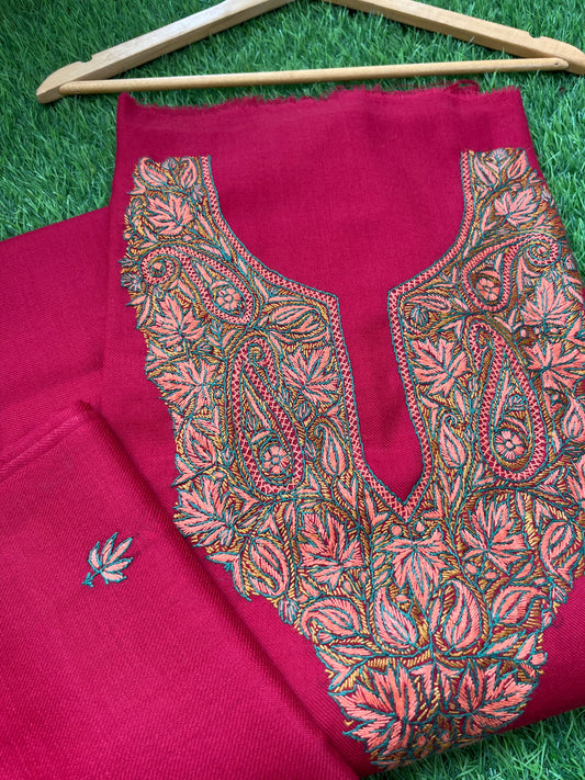Woollen hand embroidered suit