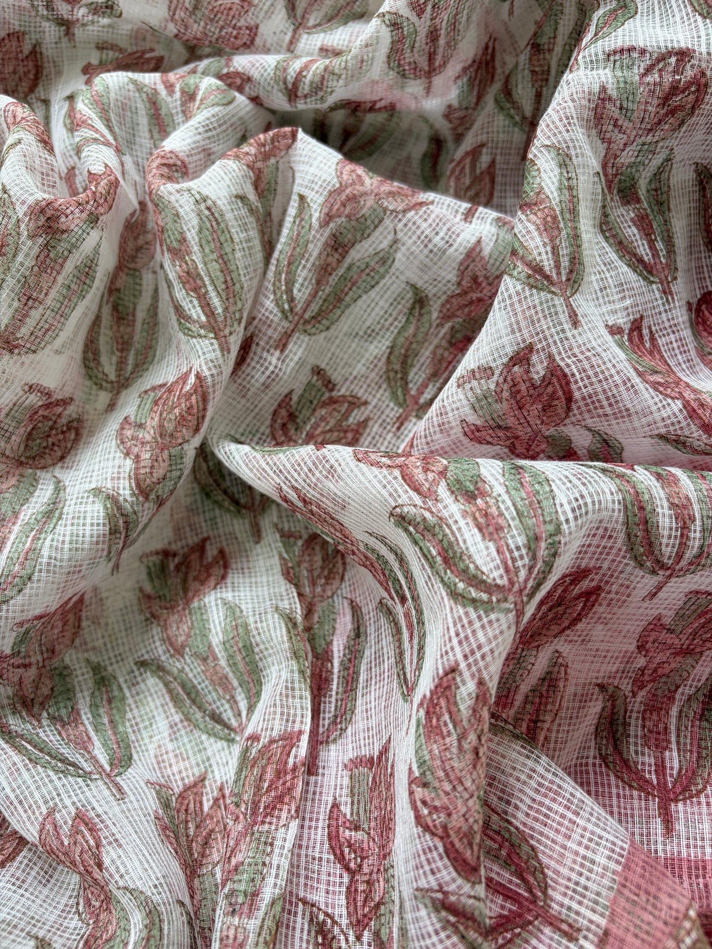 Mangalgiri kurta bottom fabric kota dupatta