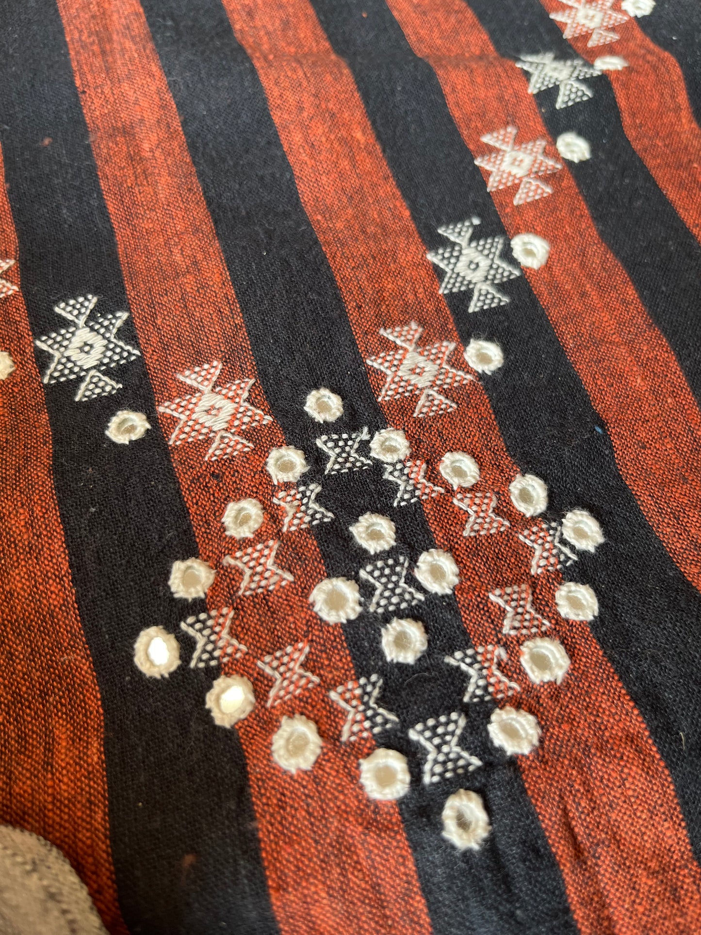 Handwoven organic kala Cotton kurta bottom dupatta