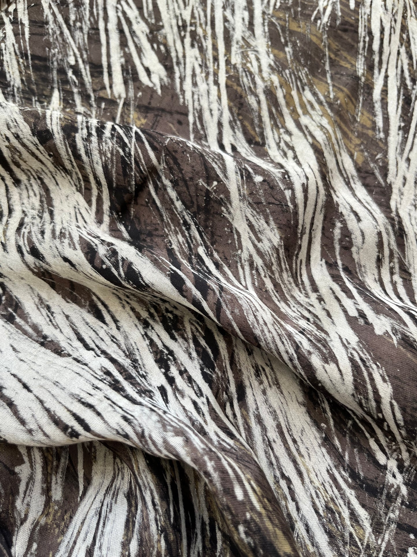 Modal Silk ajrakh fabric