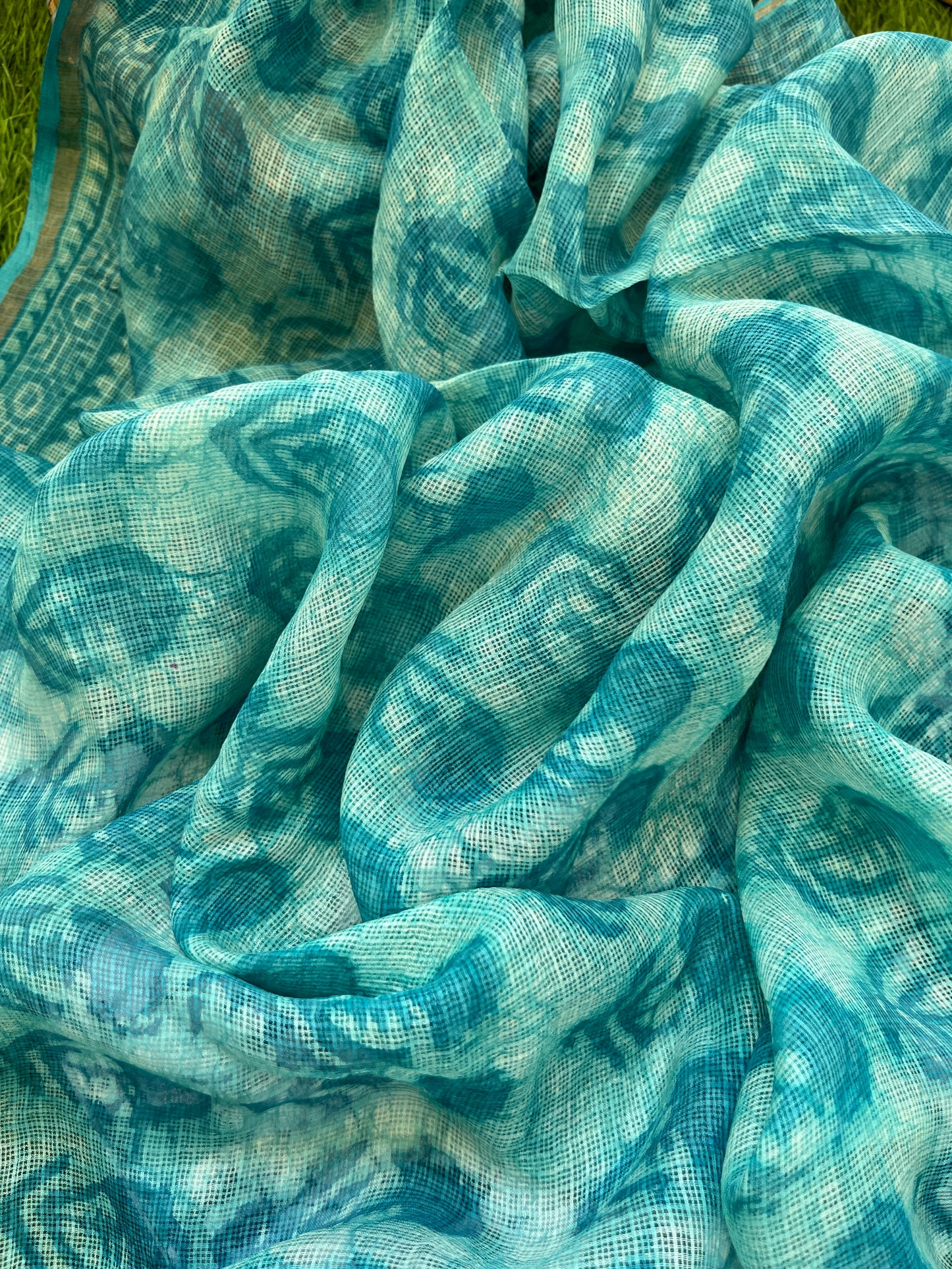 Cotton kurta bottom Kota silk dupatta