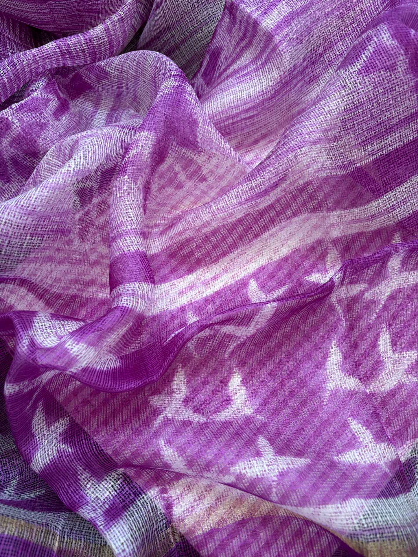 Muslin Khadi check kurta fabric kota silk dupatta