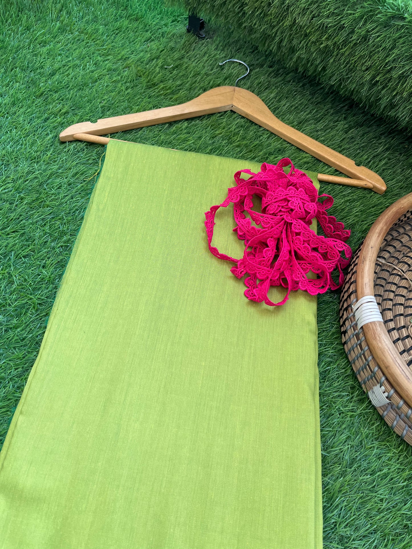 Cotton Silk plain fabric