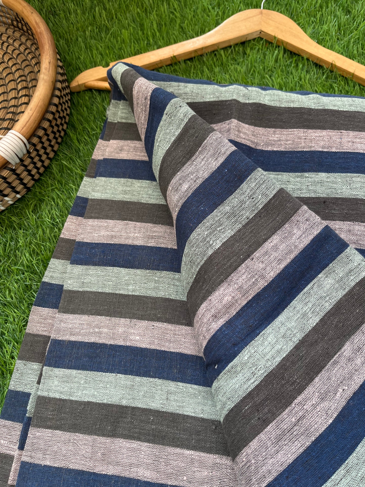 Handwoven organic kala Cotton fabric