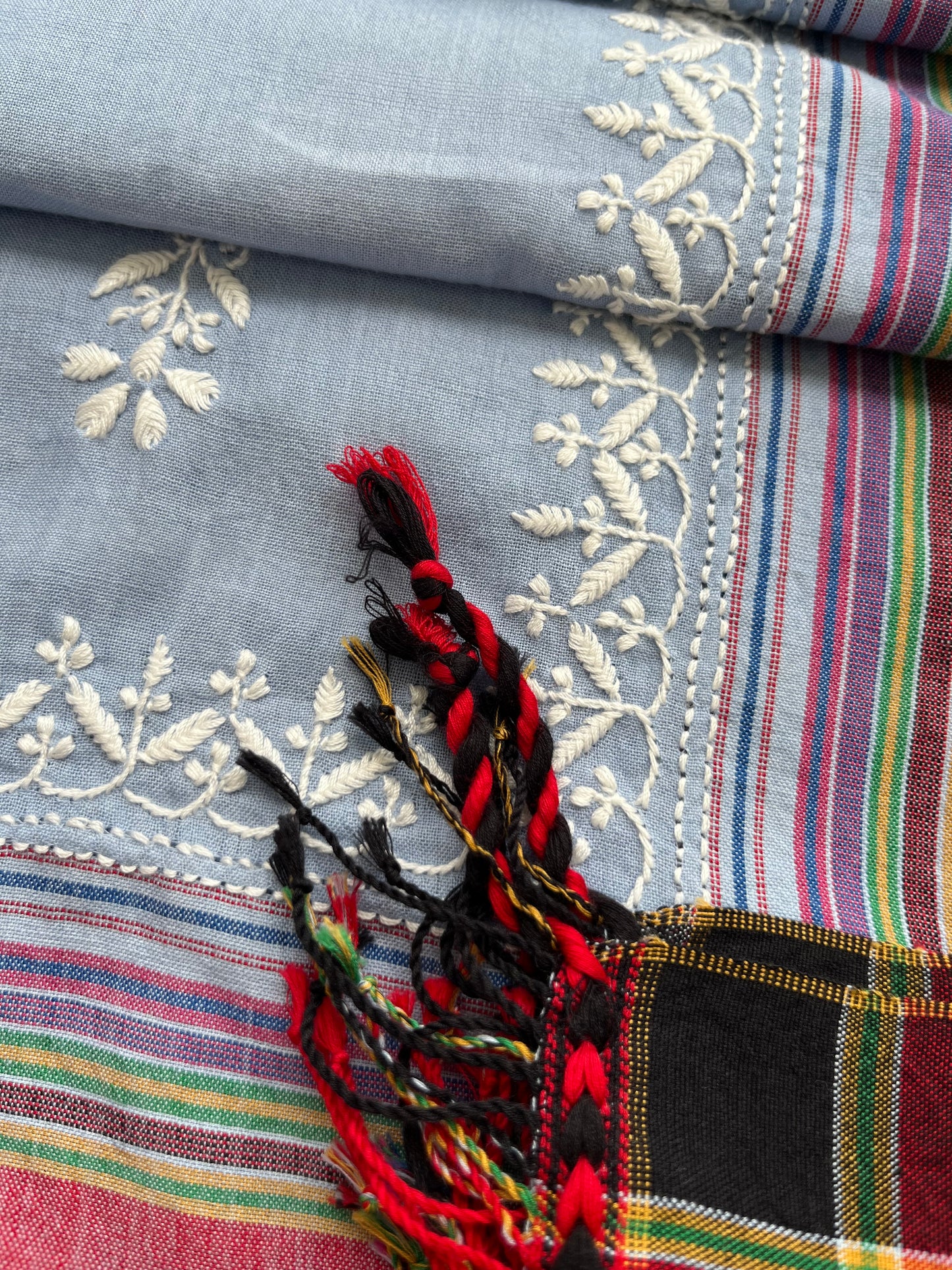 Kala cotton chikan Kurta dupatta