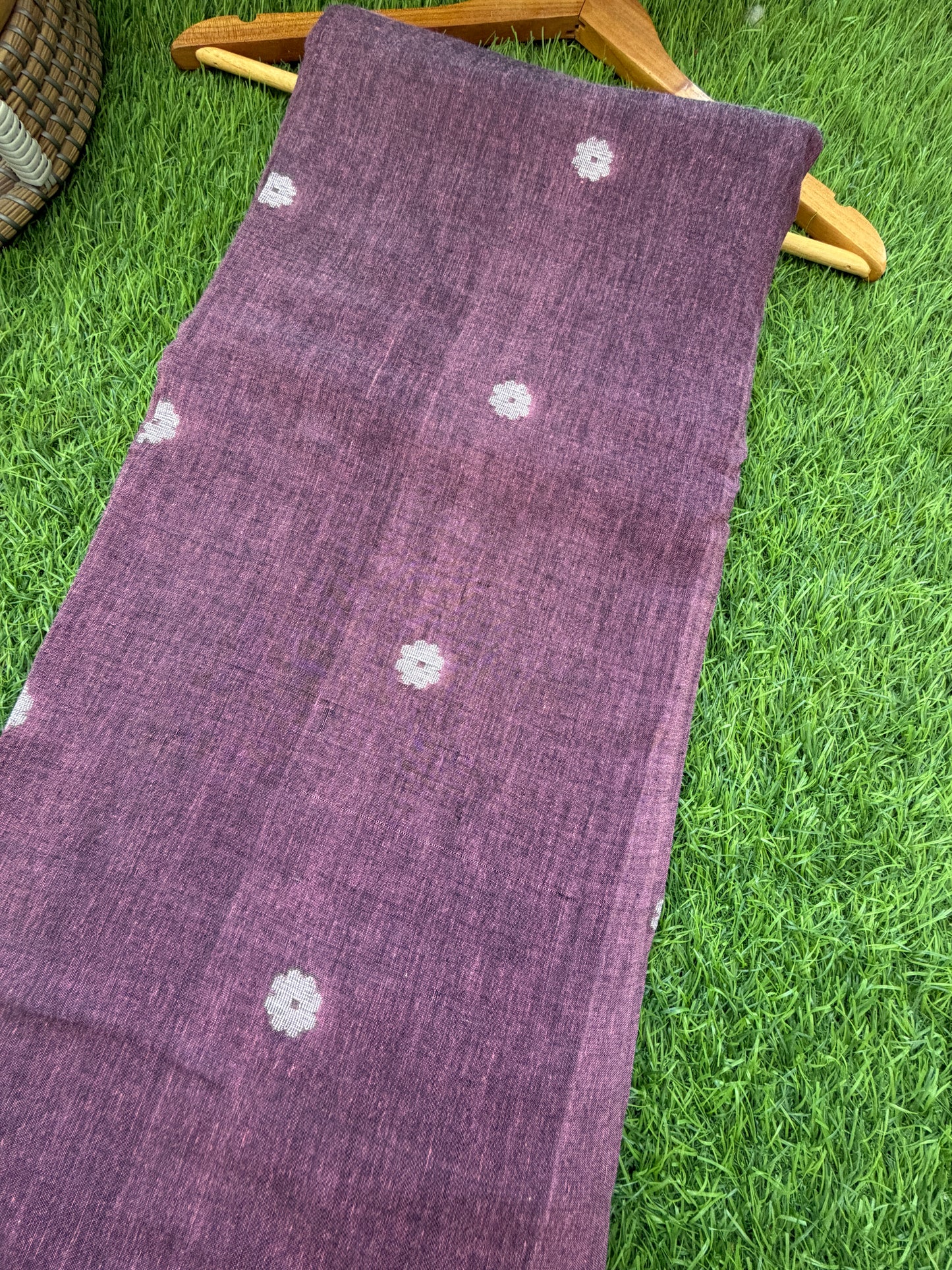 Jaamdani mul fabric