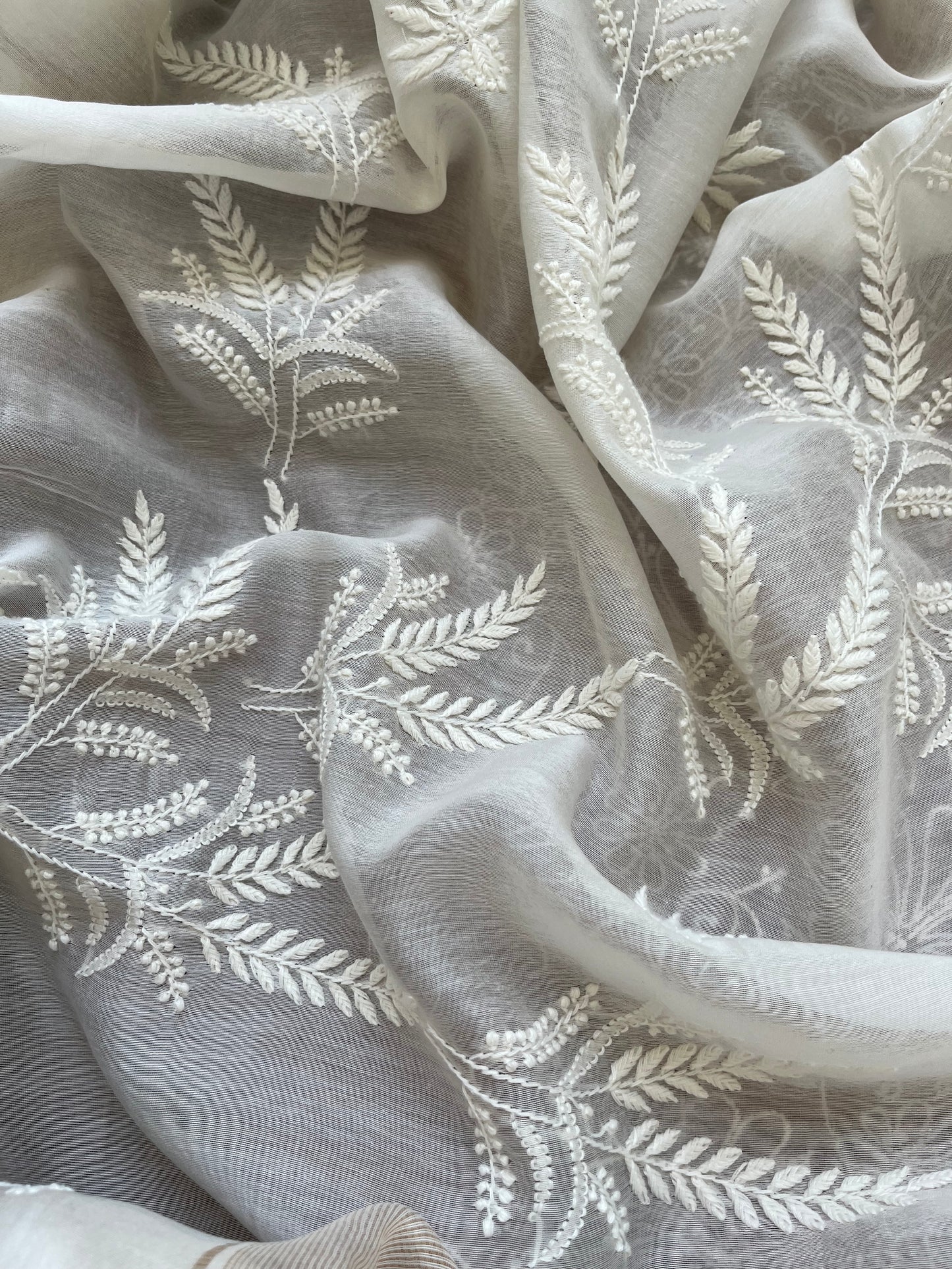 Chanderi Chikankari Kurta Dupatta