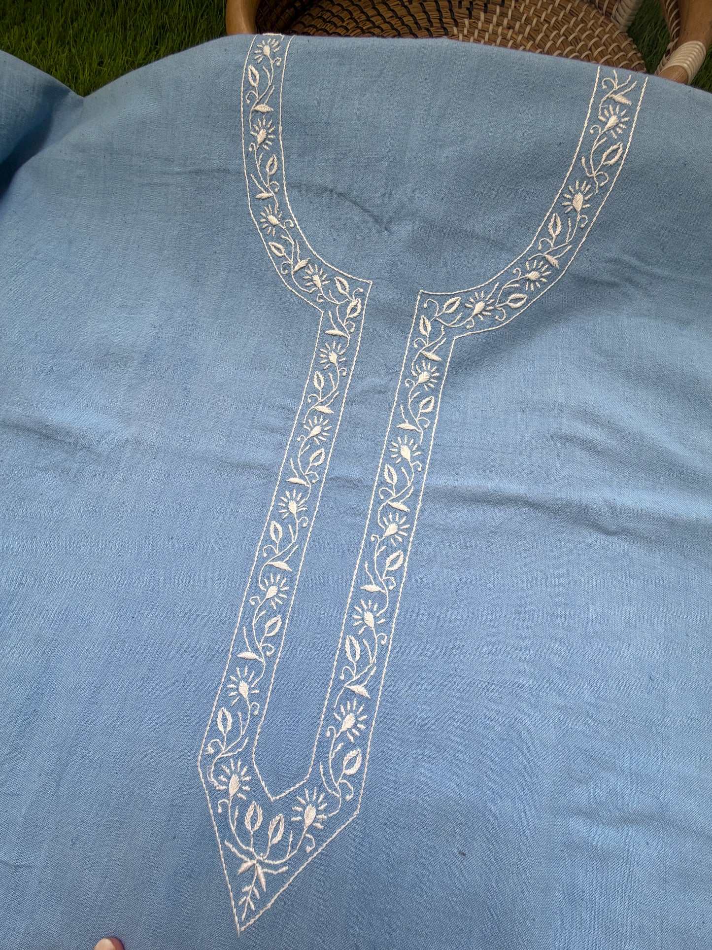 Pure handwoven khadi Kurta