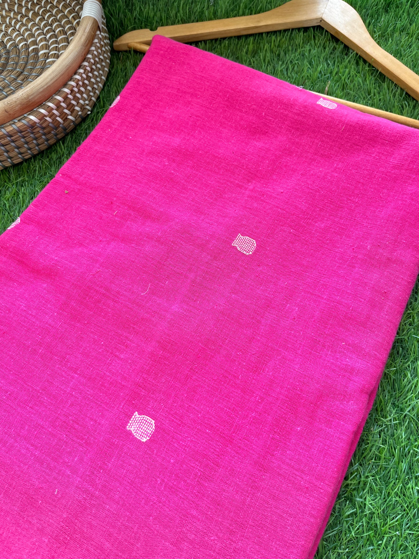 Handwoven organic kala Cotton fabric