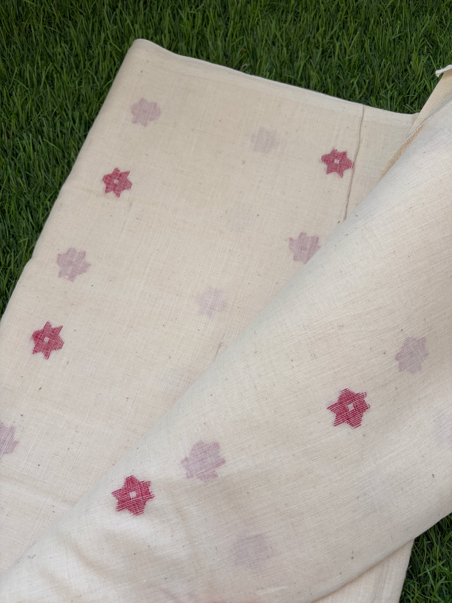 Jaamdani mul fabric