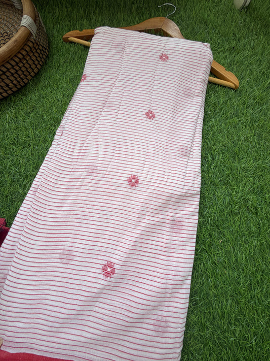 Jaamdani mul fabric