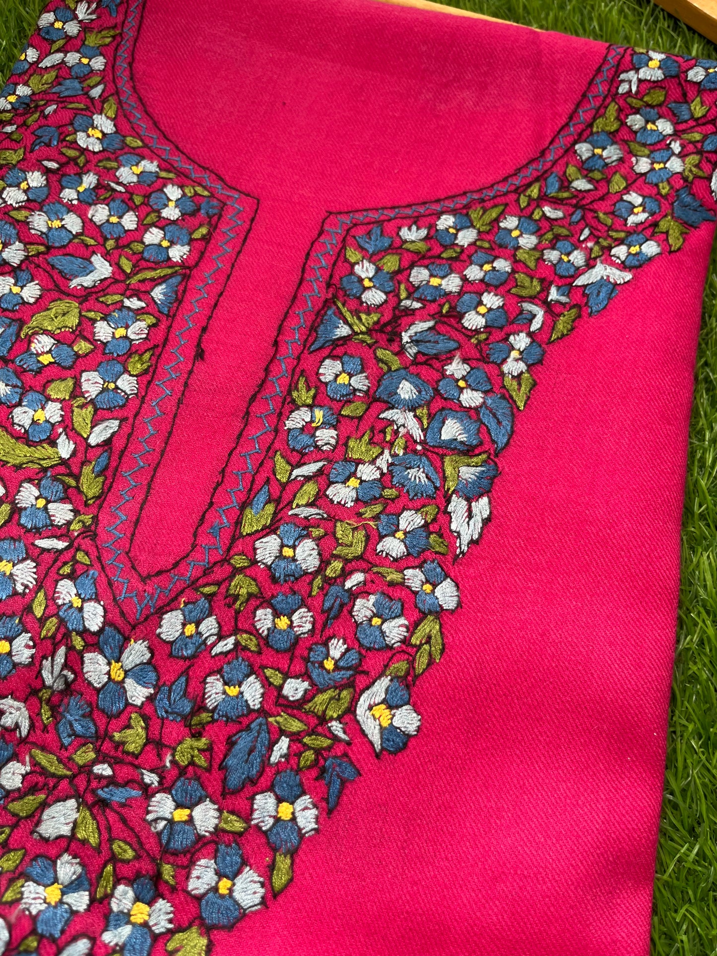 Woollen hand embroidered suit