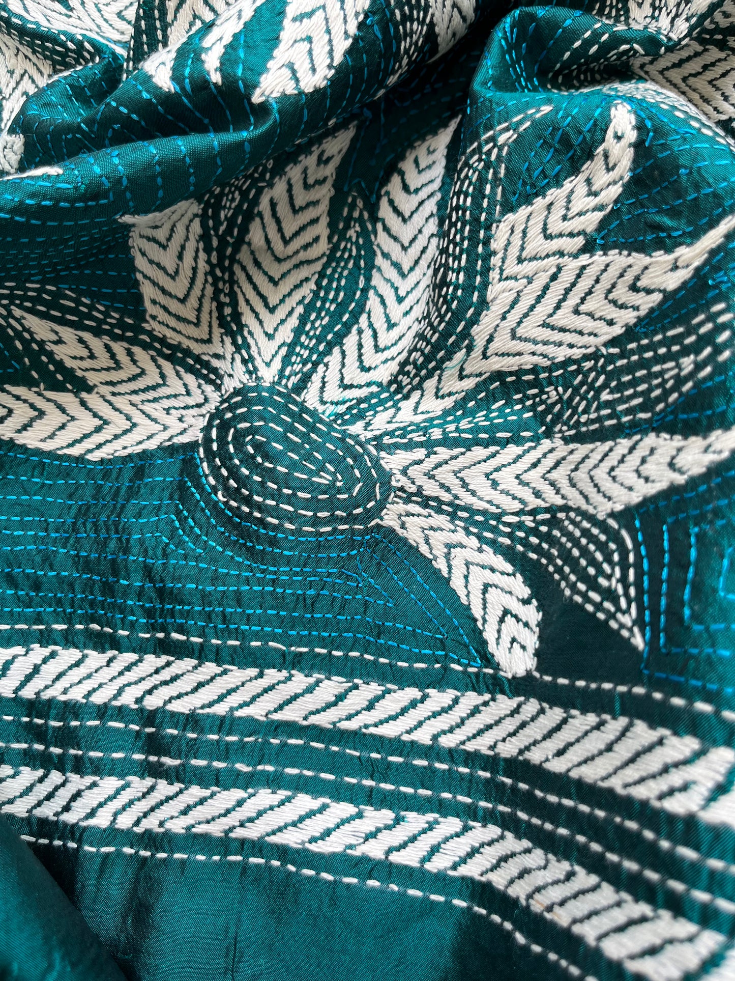Silk Kantha Dupatta