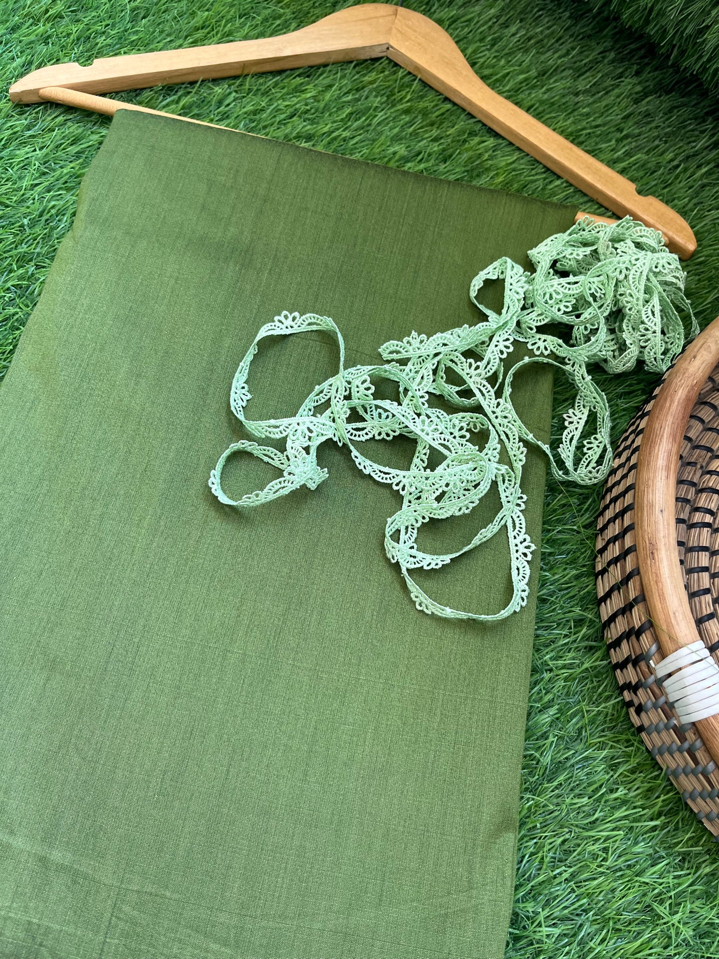 Cotton Silk plain fabric