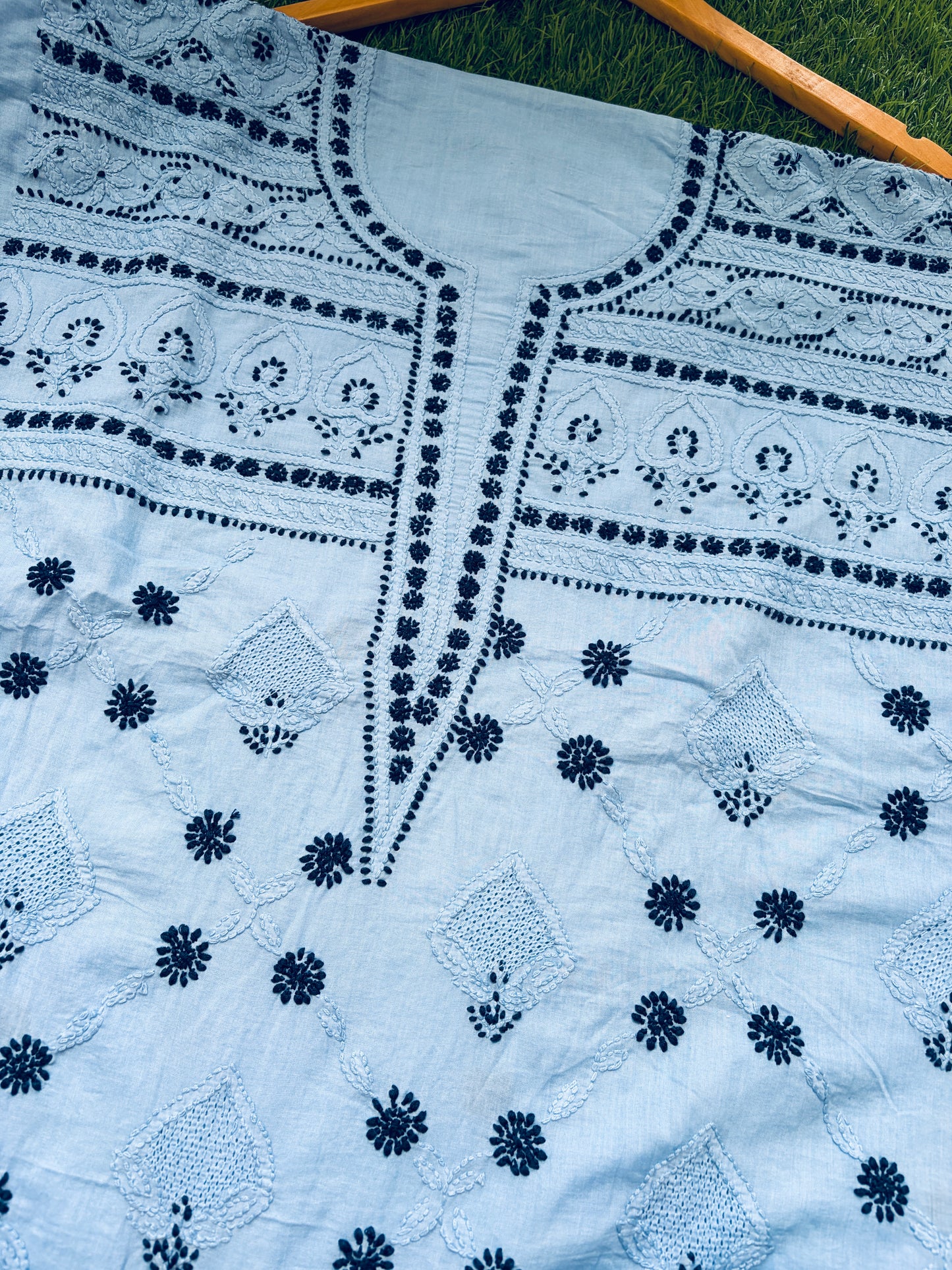 Chikankari cotton Kurta