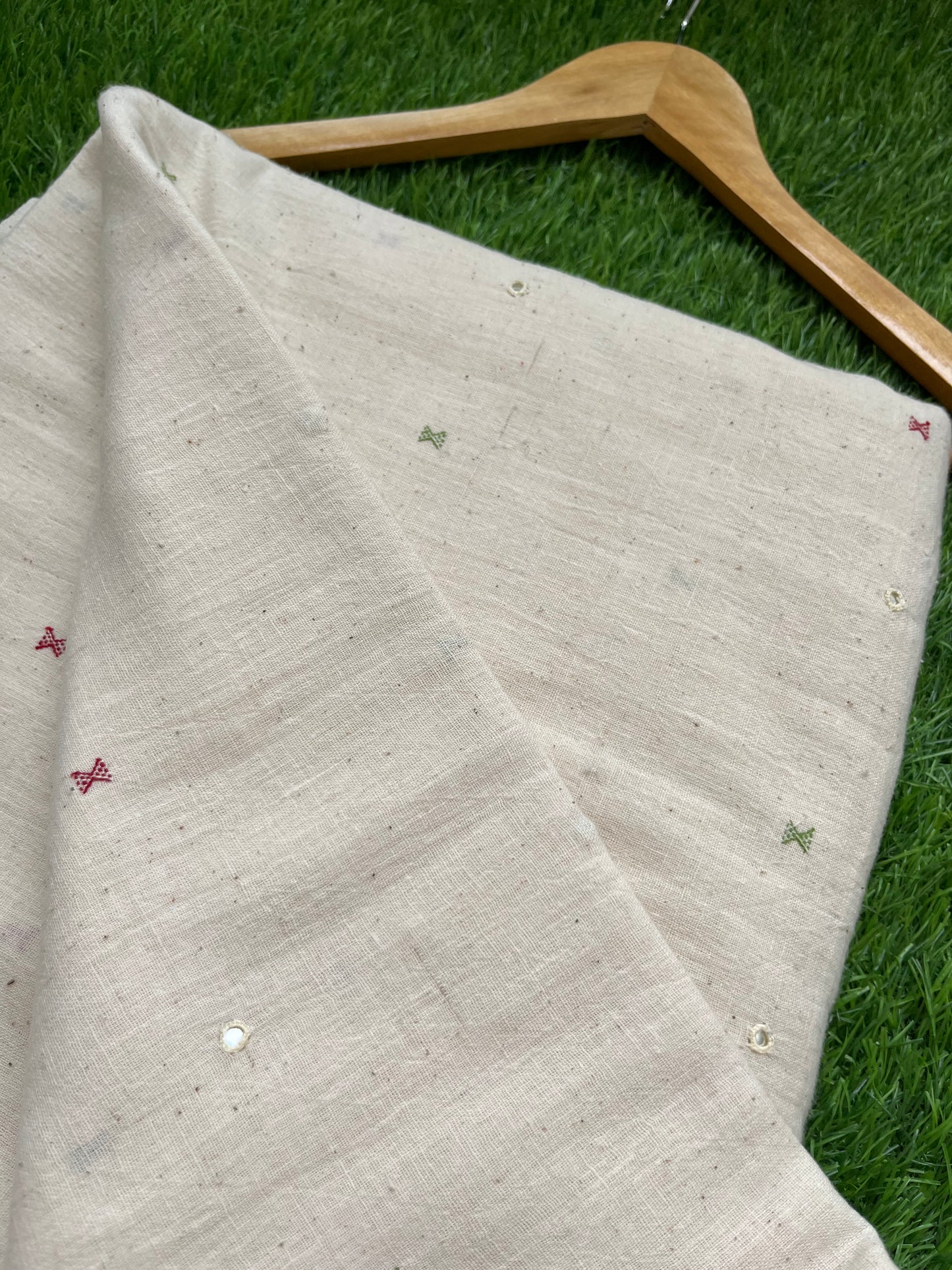 Handwoven organic kala Cotton fabric