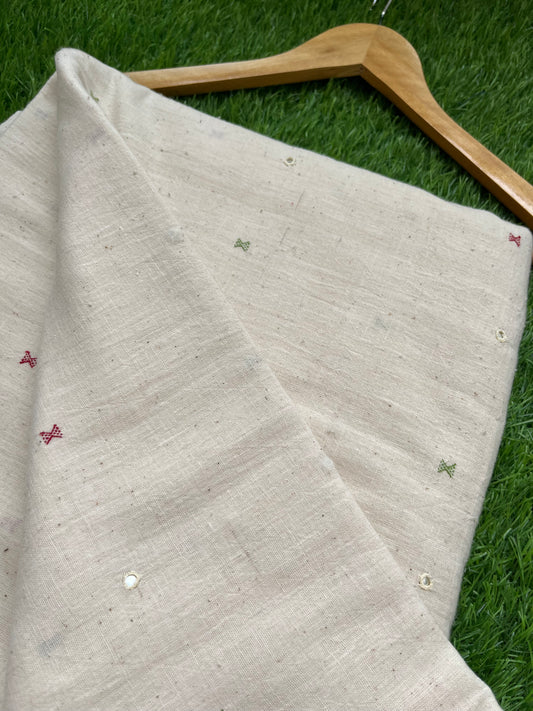 Handwoven organic kala Cotton fabric
