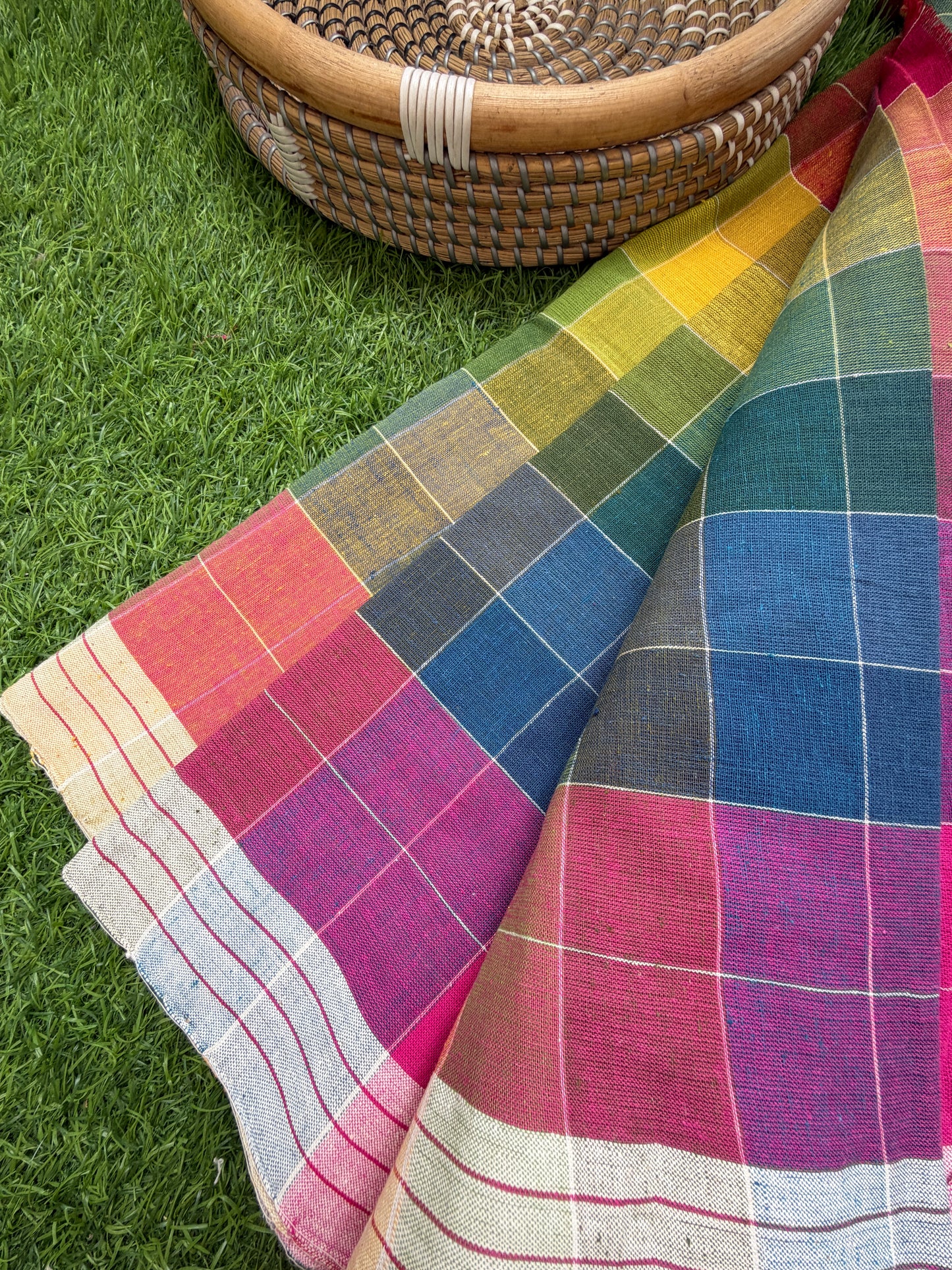 Handwoven organic kala Cotton fabric