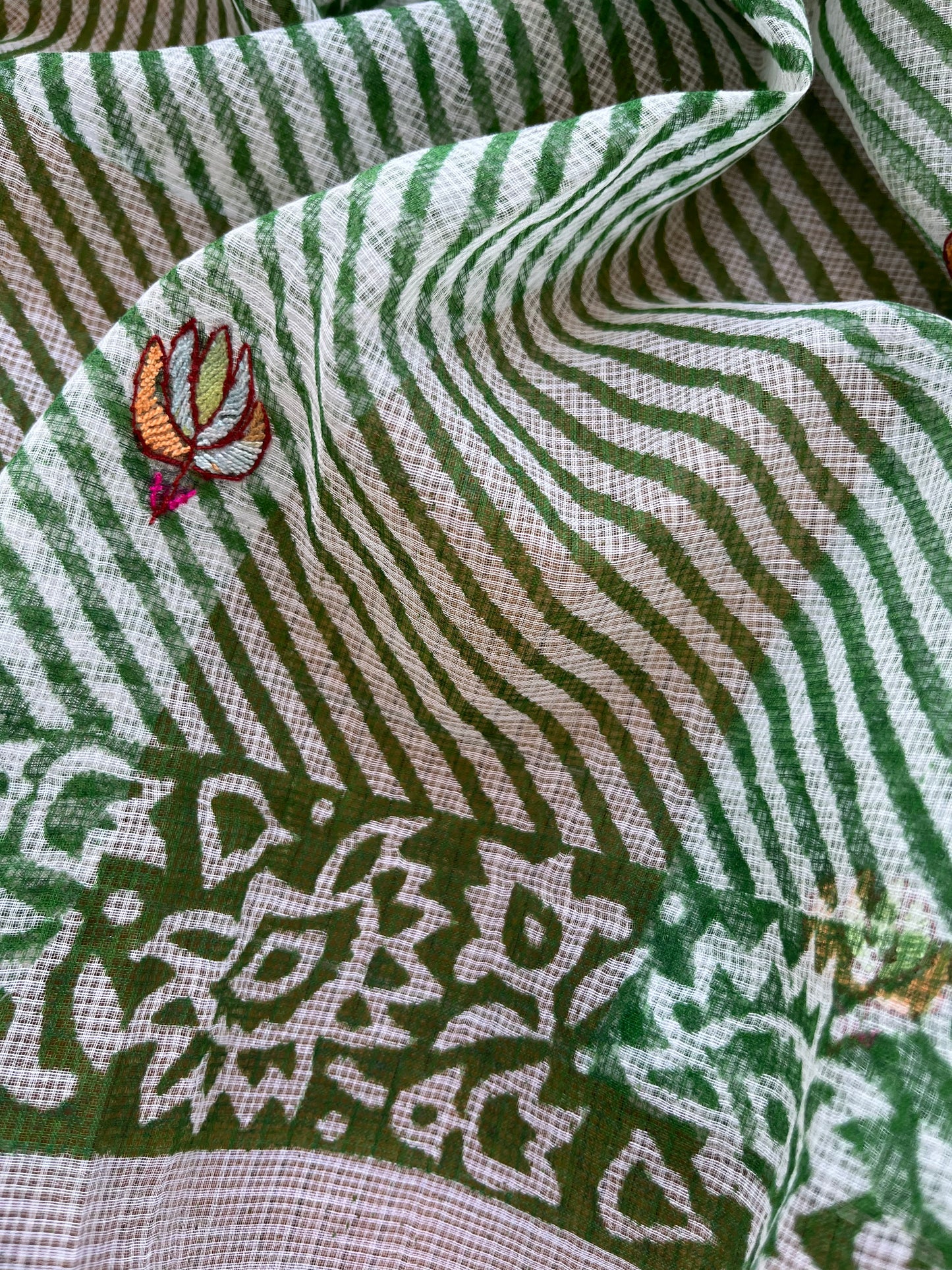 Kota kashmiri work kurta Dupatta