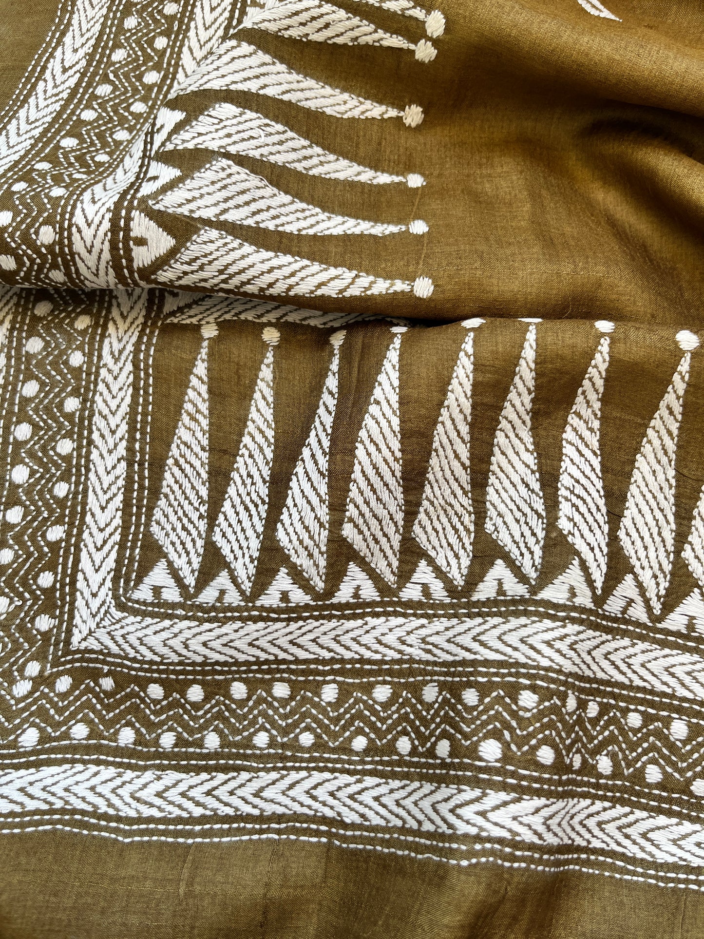 Silk Kantha Dupatta