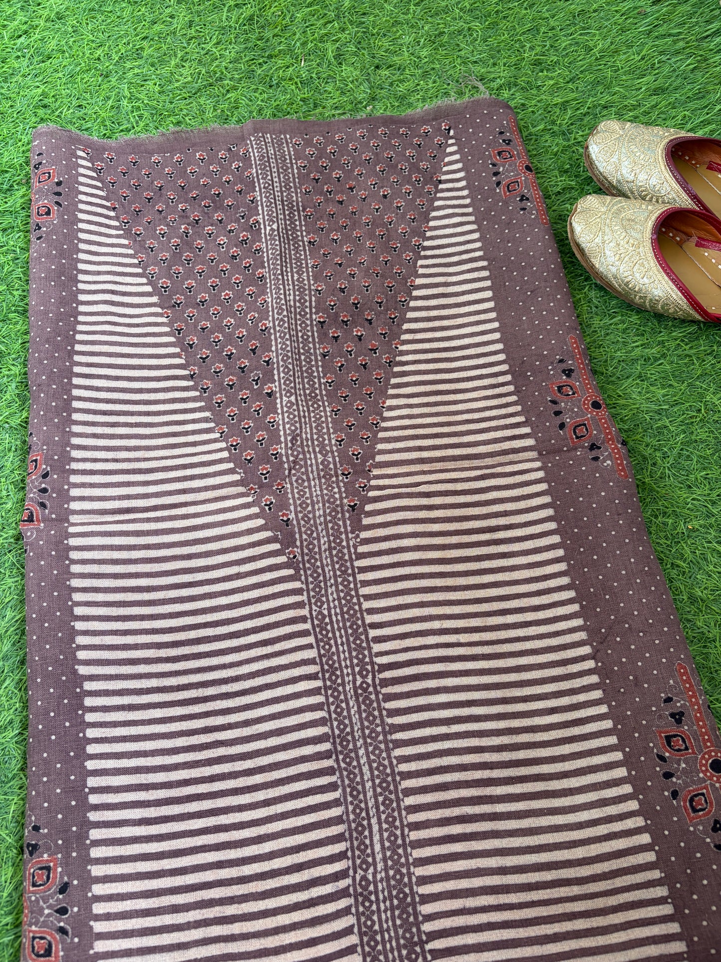 Linen Ajrakh Kurta
