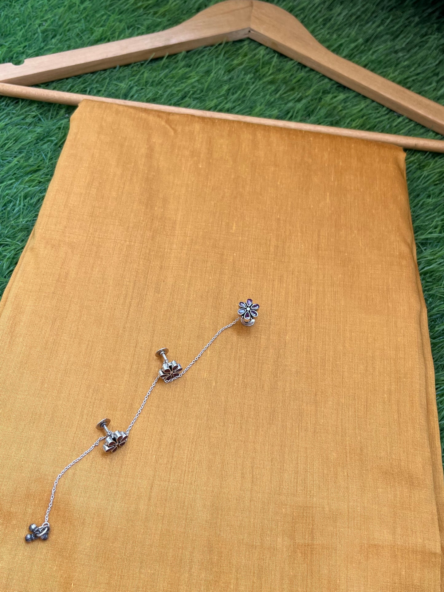 Cotton Silk plain fabric