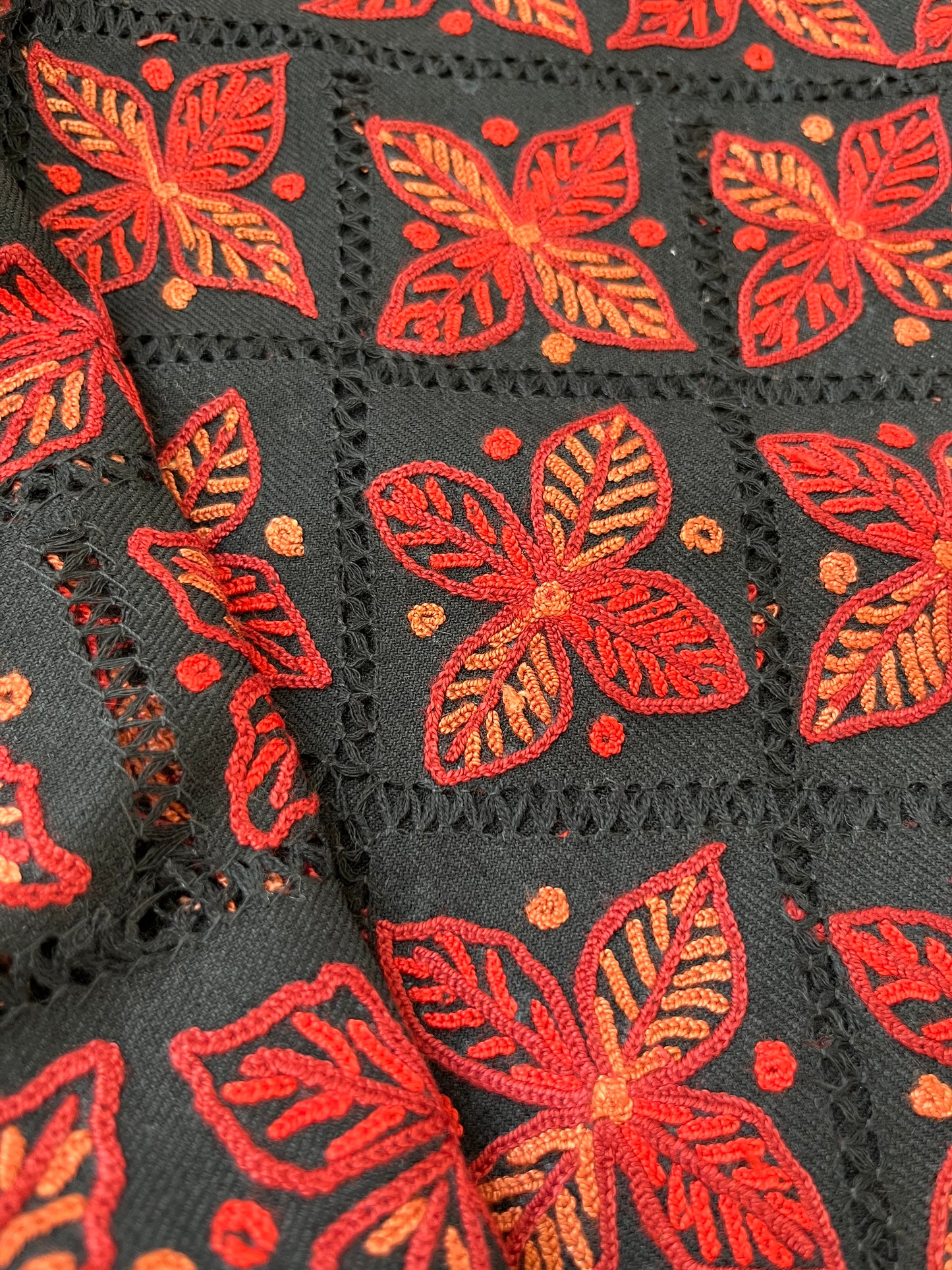 Woollen hand embroidered suit