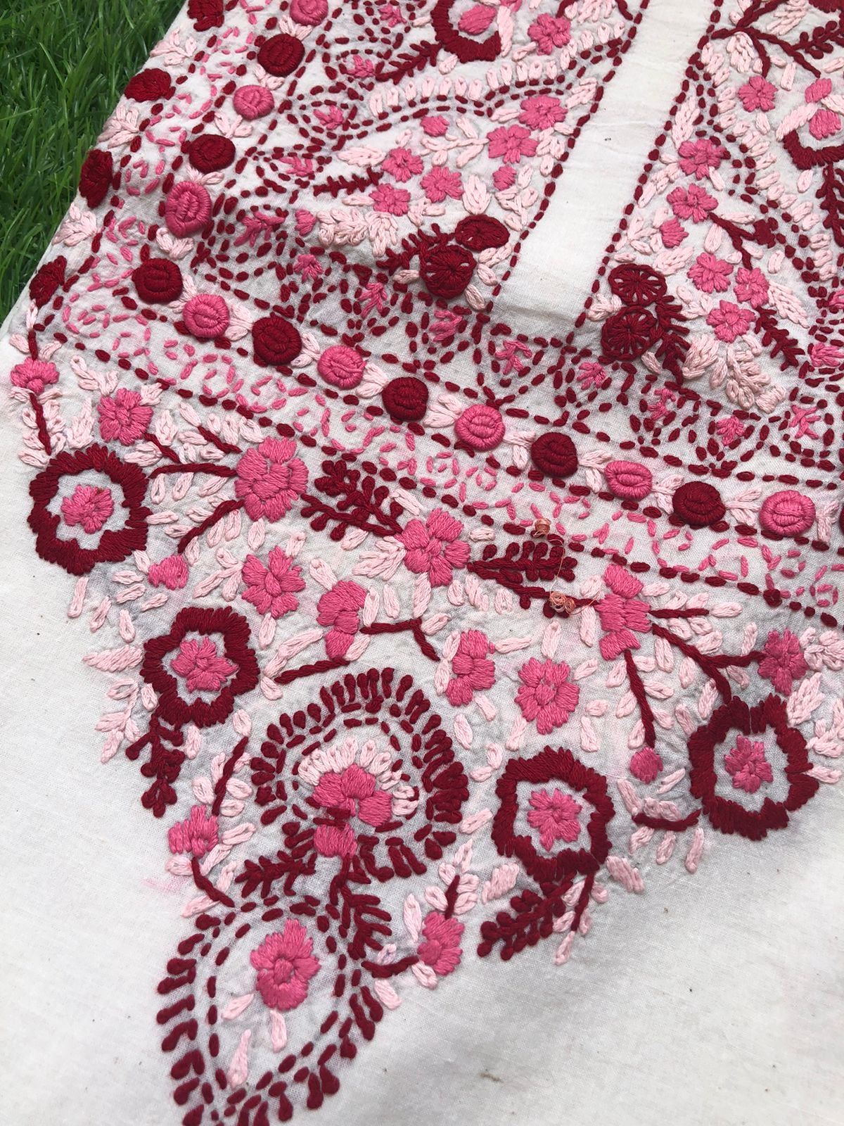 Handwoven Cotton embroidered kurta