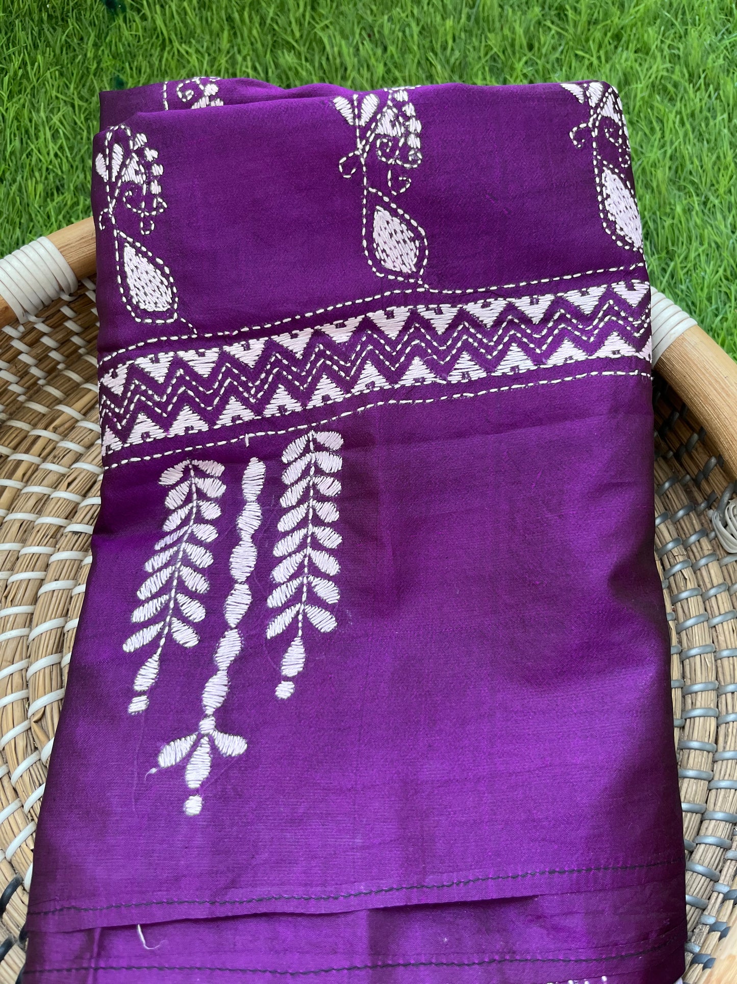 Silk Kantha Dupatta