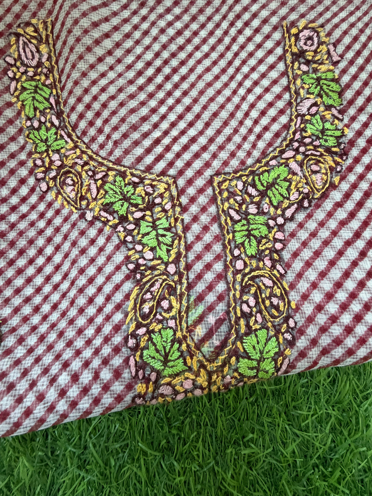 Kota kashmiri work kurta Dupatta