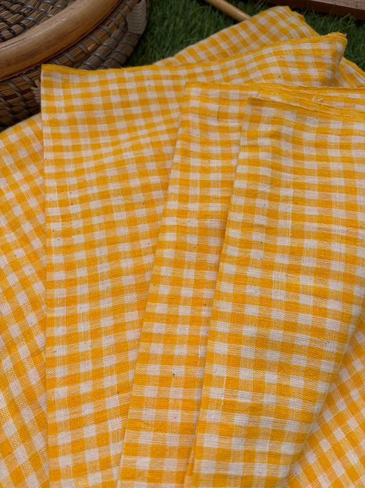 Handwoven organic kala Cotton fabric