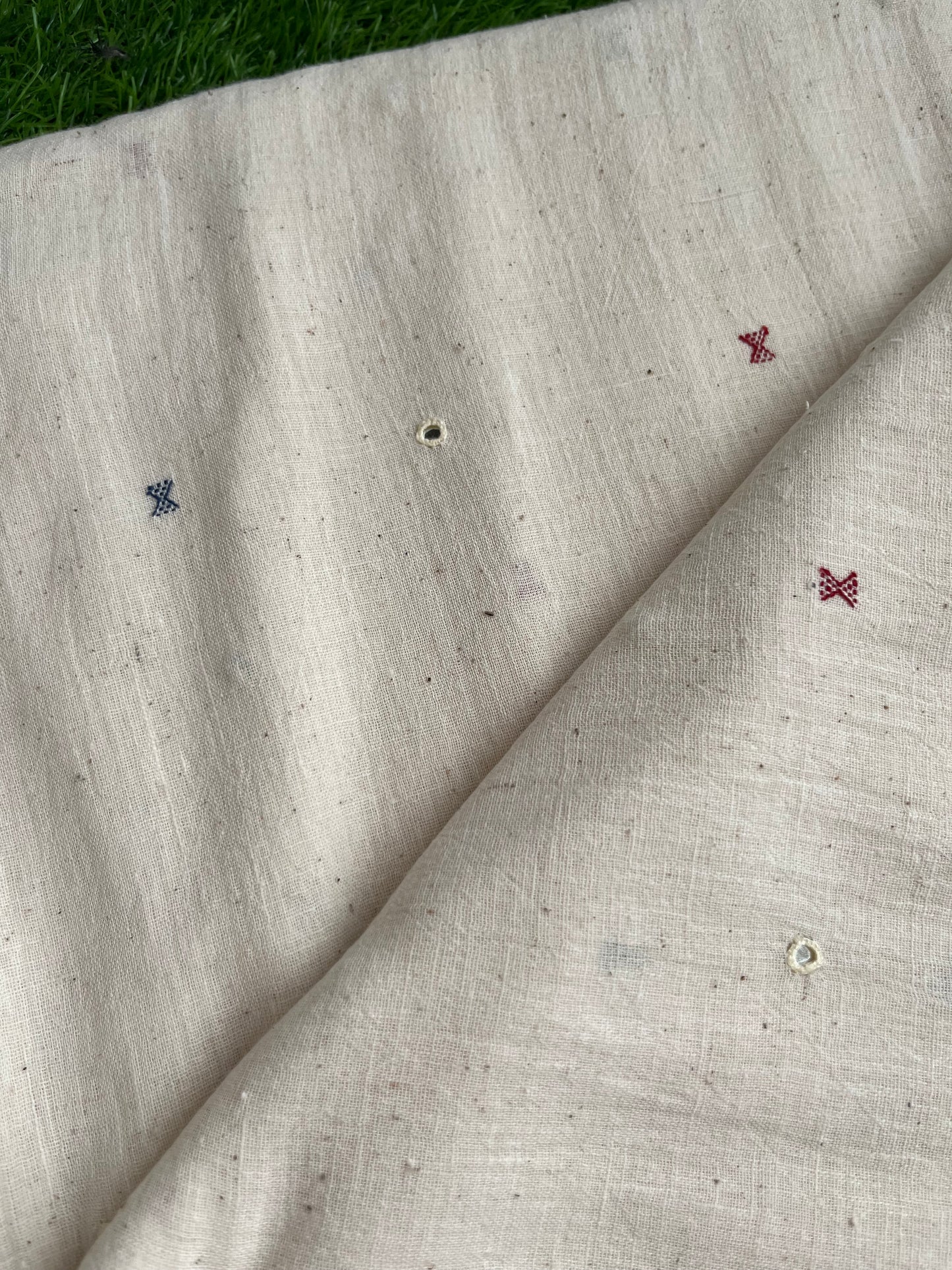 Handwoven organic kala Cotton fabric