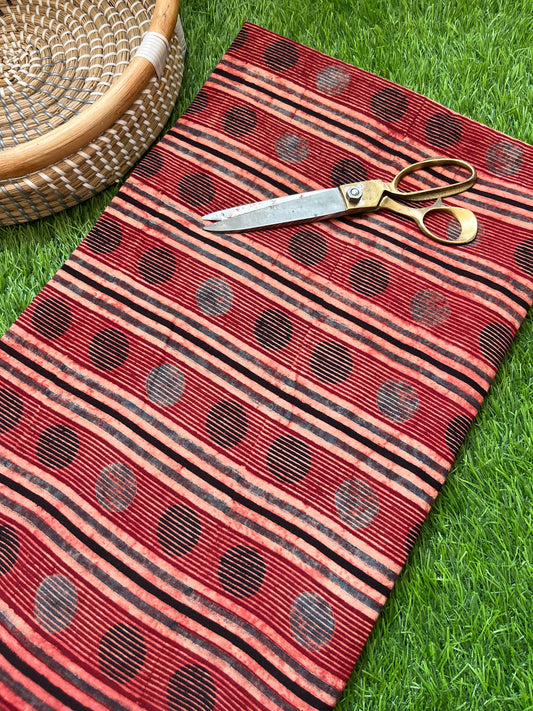 Ajrakh Cotton fabric
