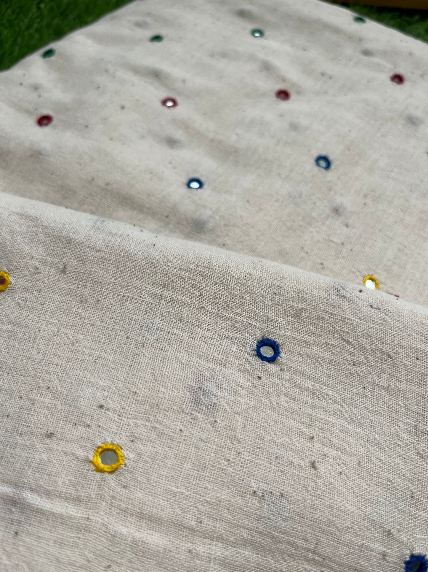 Handwoven organic kala Cotton fabric