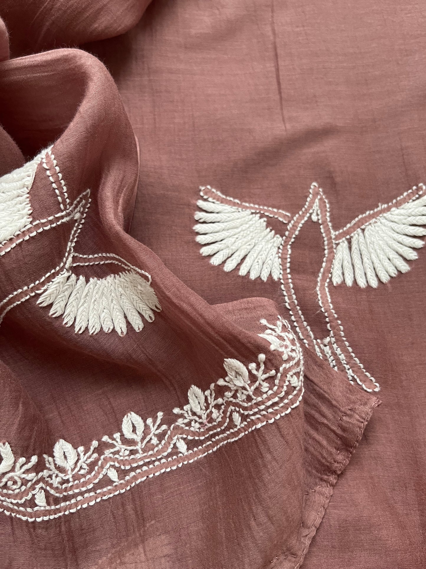 Chanderi Chikankari Kurta Dupatta