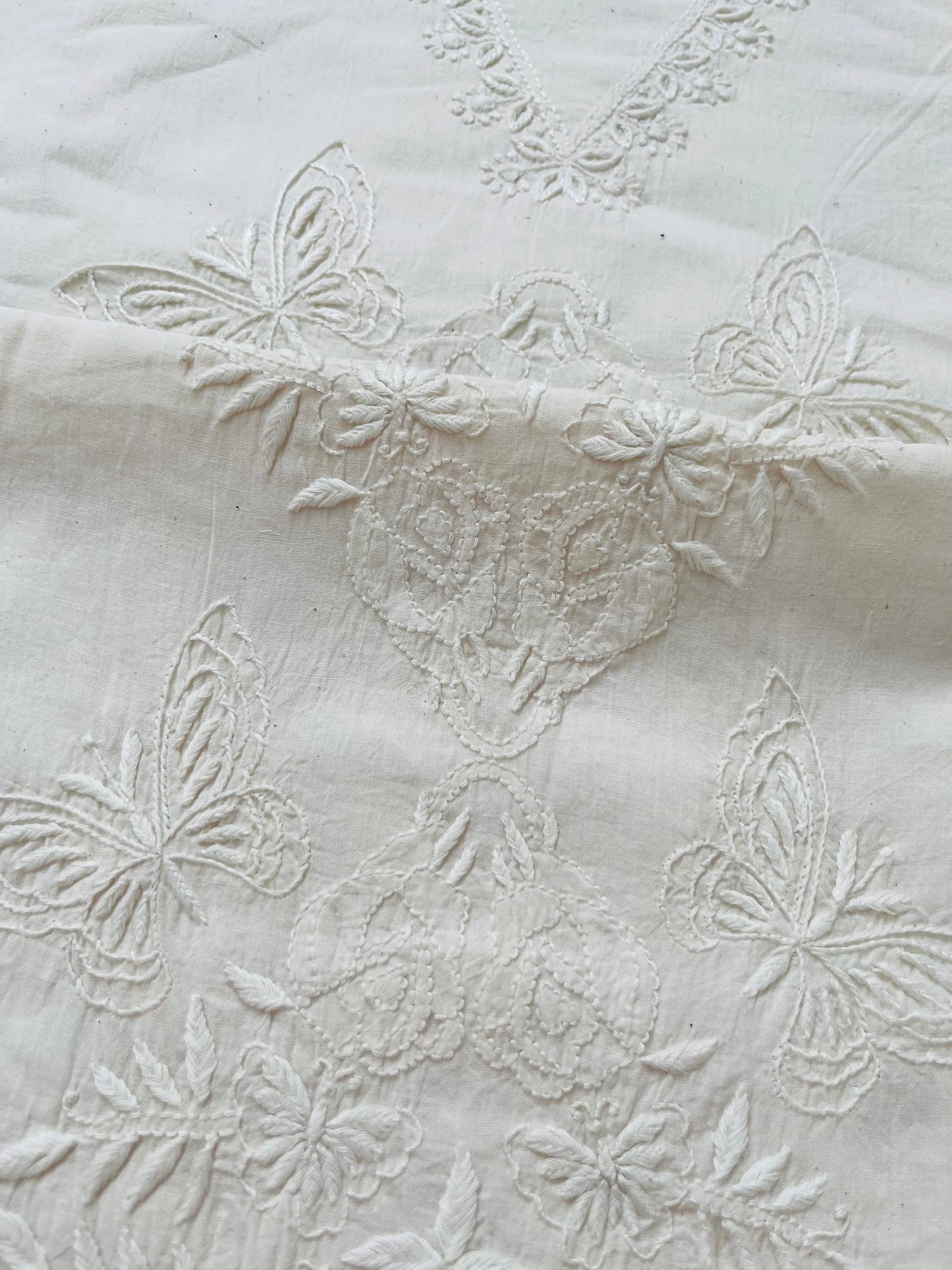 Kala cotton chikan kurta