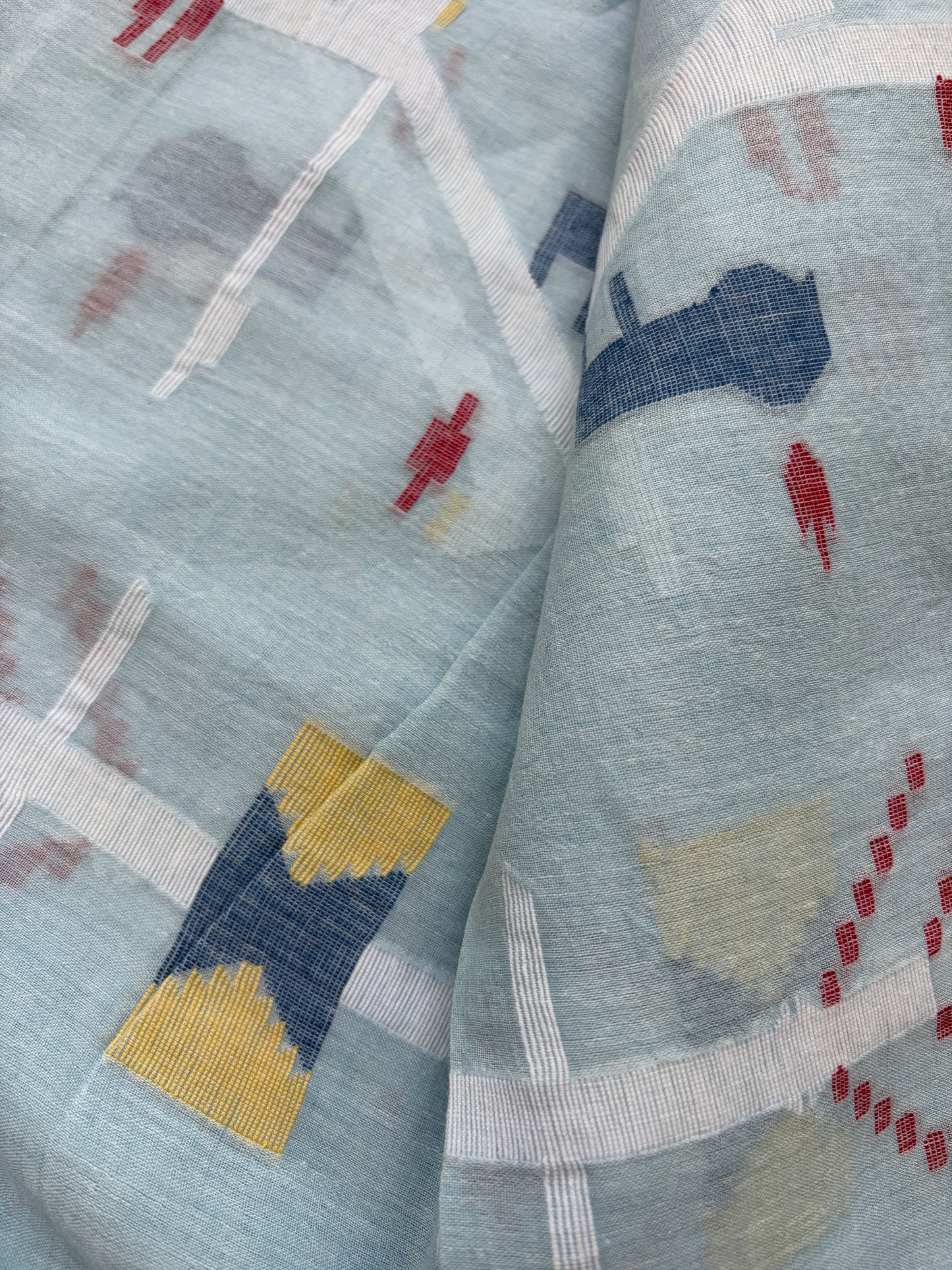 Jaamdani mul fabric