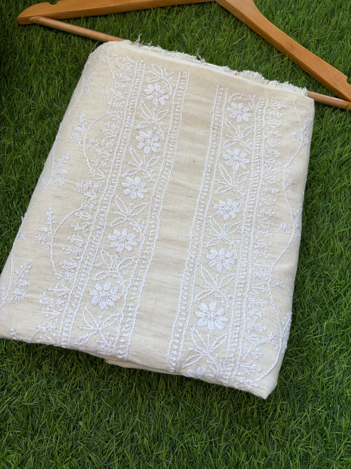 Chikankari khadi Kurta