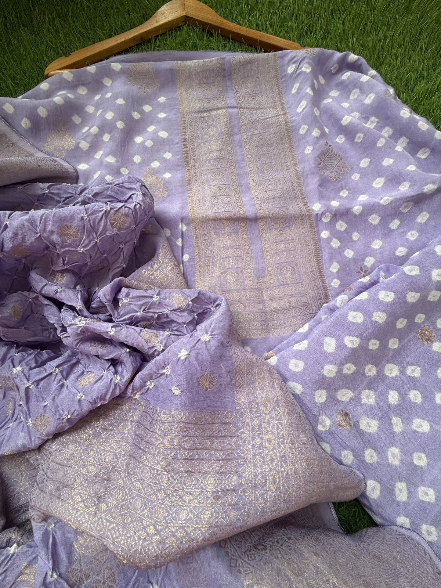 Modal Bandhani kurta bottom dupatta