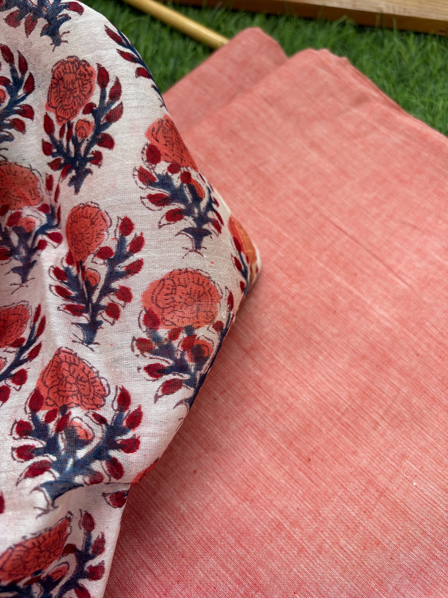 Khadi kurta fabric chanderi dupatta