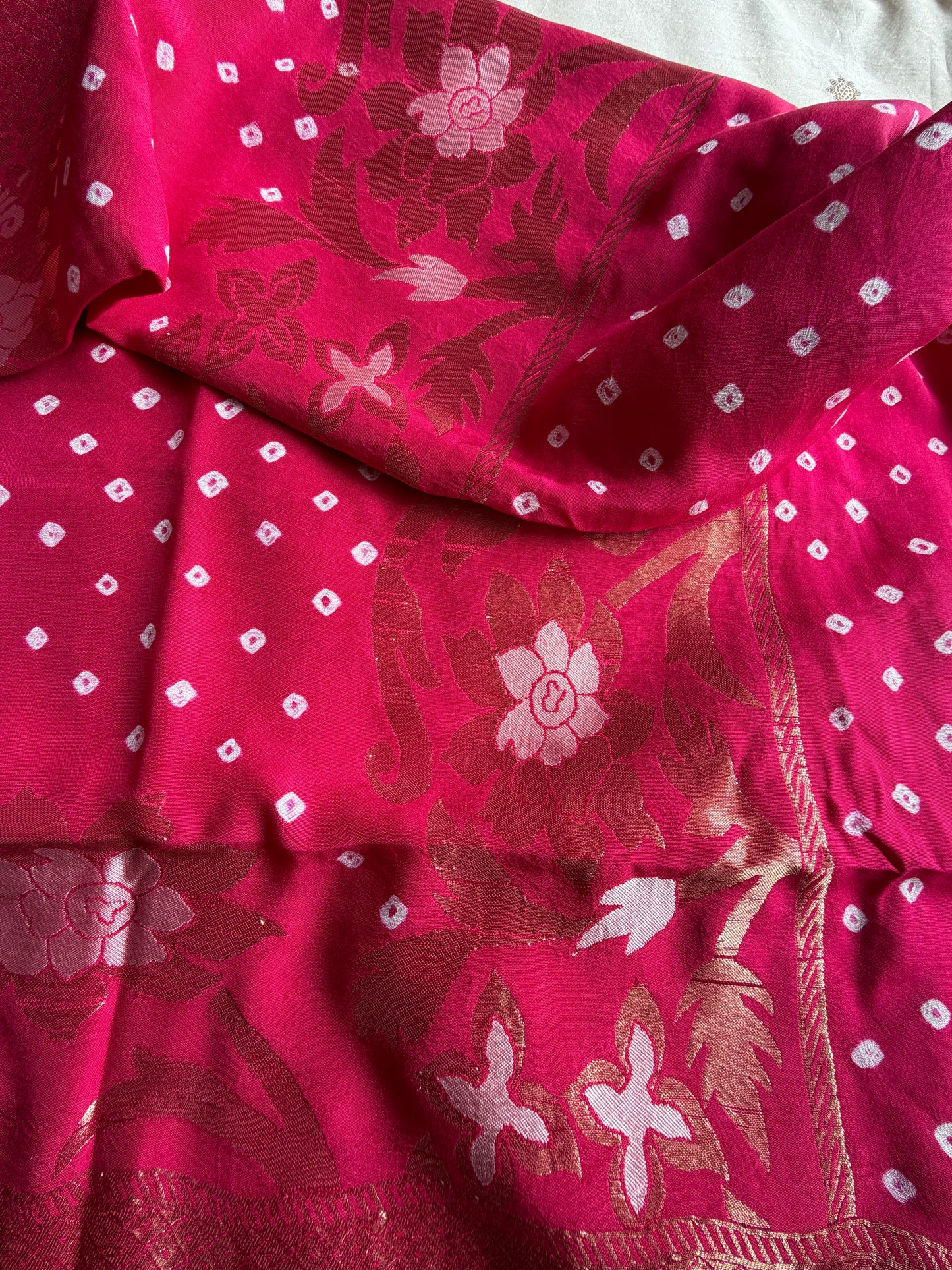 Modal Bandhani kurta bottom dupatta