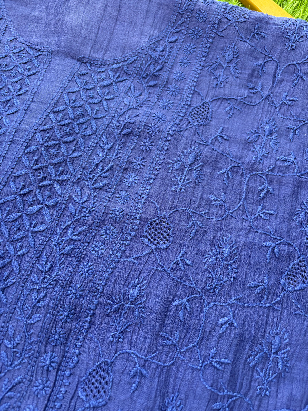 Chanderi Chikankari Kurta Dupatta