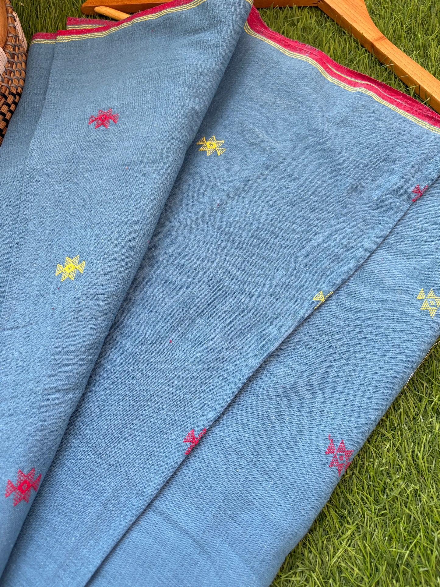 Handwoven organic kala Cotton fabric