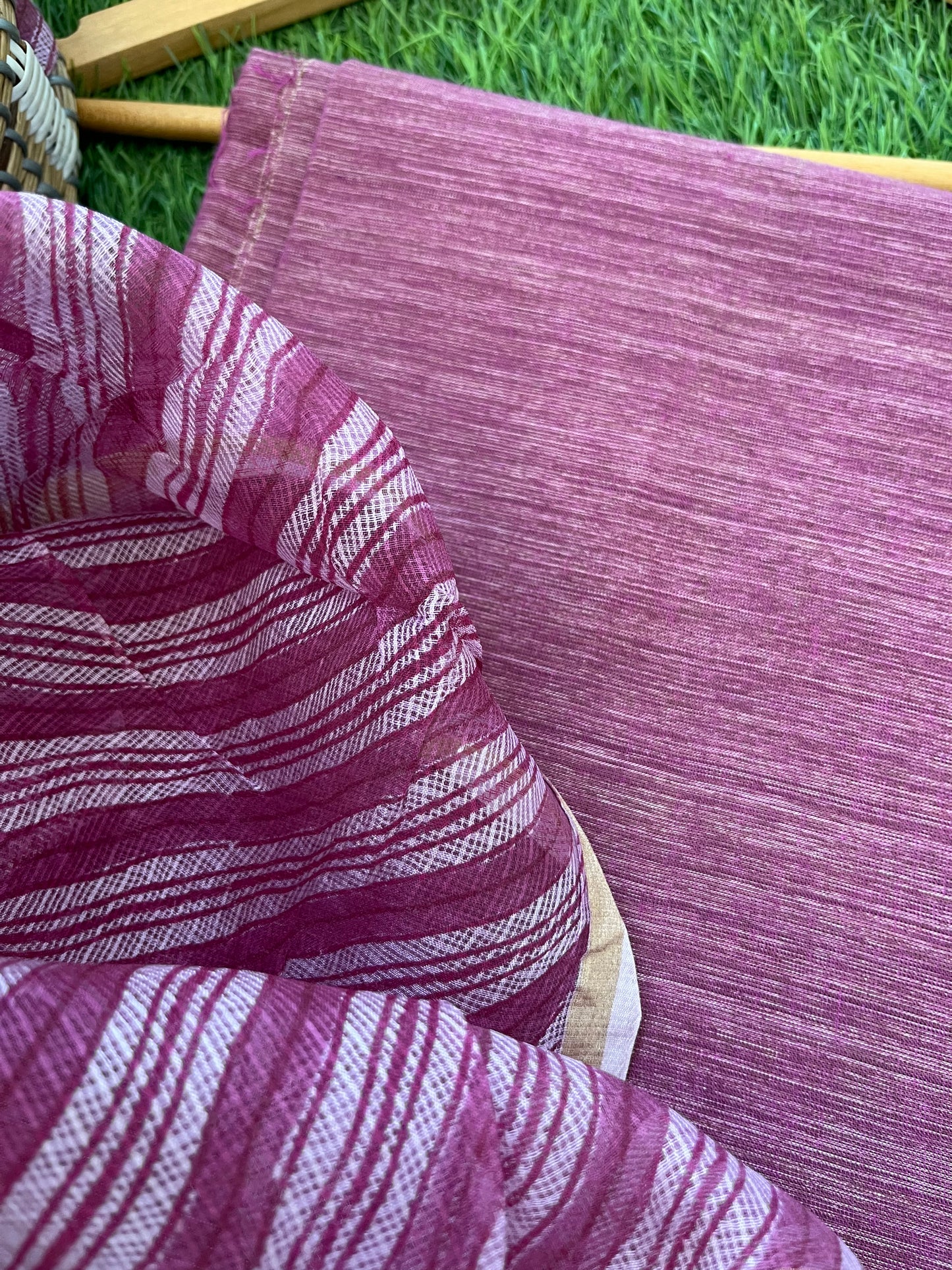 Cotton mangalgiri kurta fabric kota silk dupatta